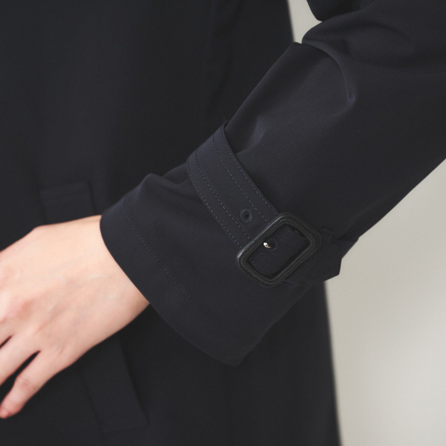 UNTITLED「【洗える/ストレッチ】ショートトレンチコート」|トレンチコート|