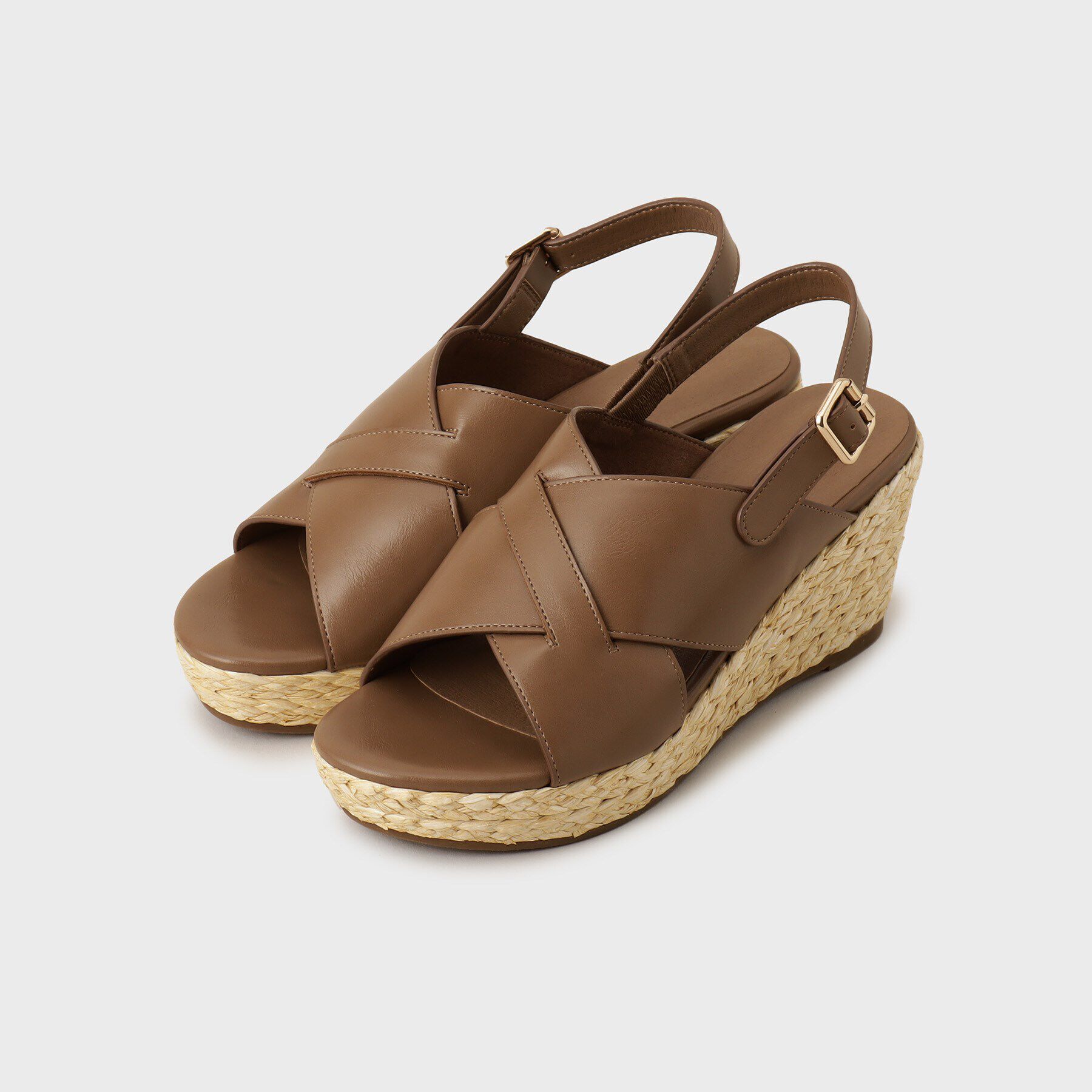 UNTITLED「ナチュラルウェッジサンダル」|サンダル|トープ(054)