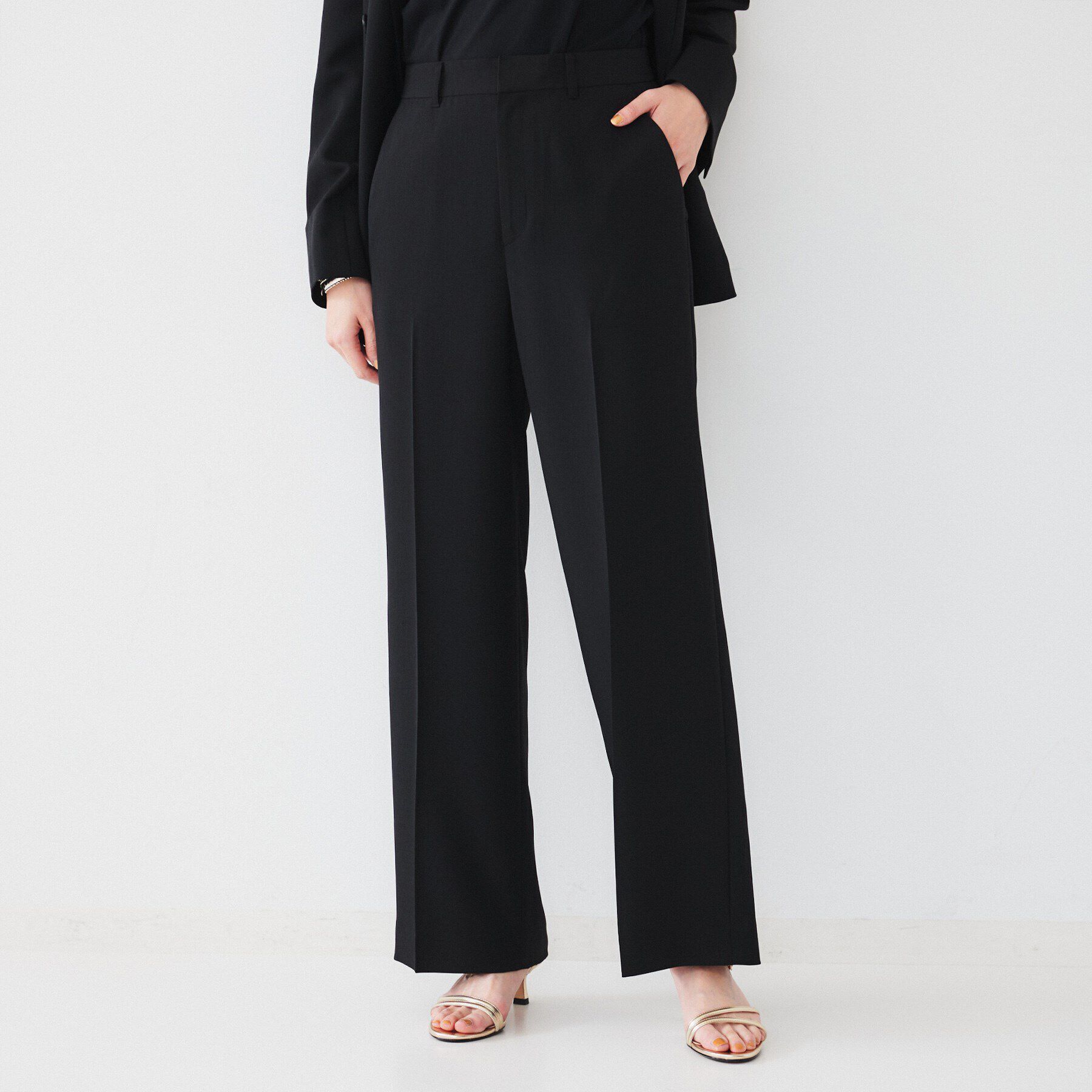 UNTITLED「【接触冷感/UV/セットアップ可能】ライトウェイト ワイドパンツ」|その他|