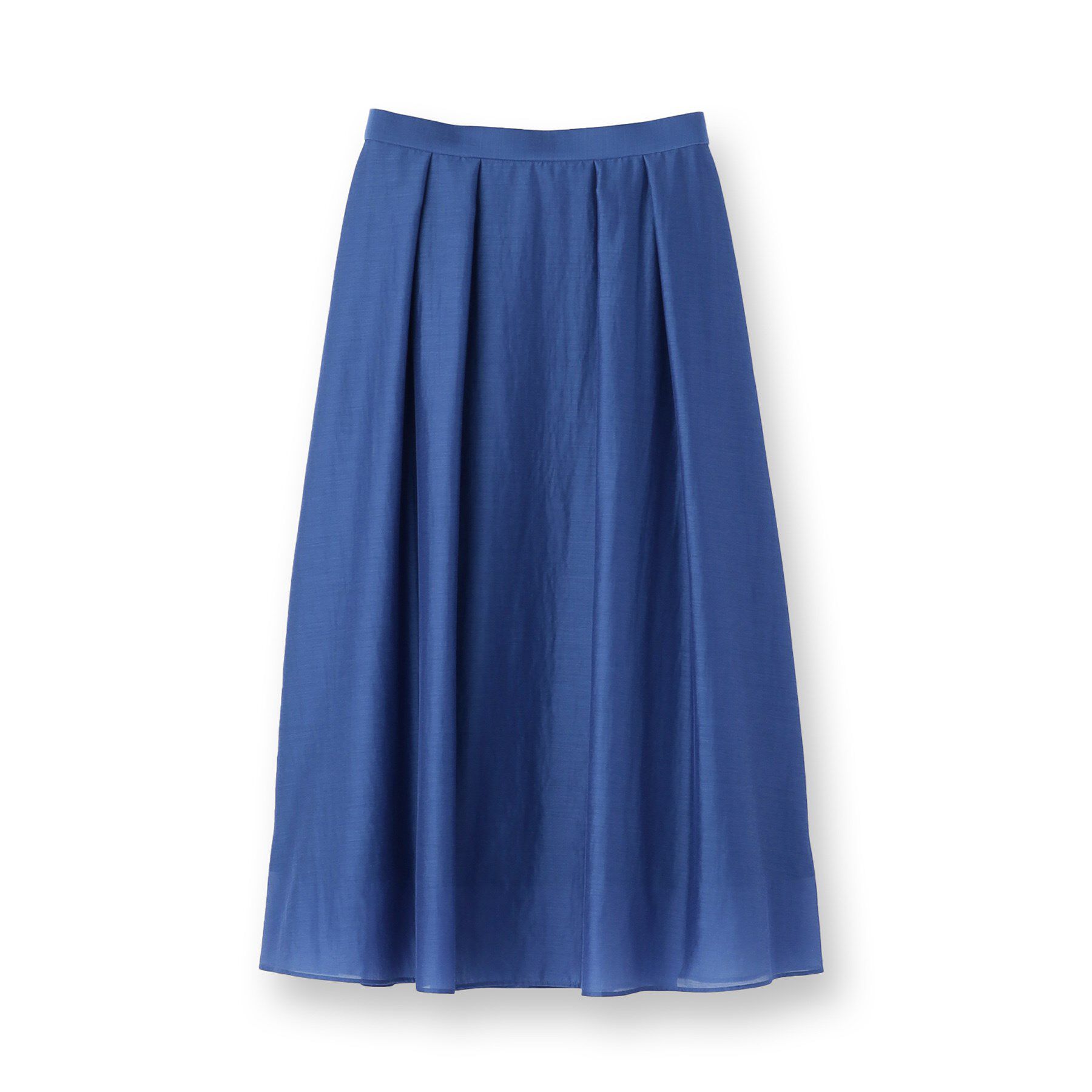 UNTITLED「【後ろウエストゴム/洗える】シアーフレアースカート」|スカート|