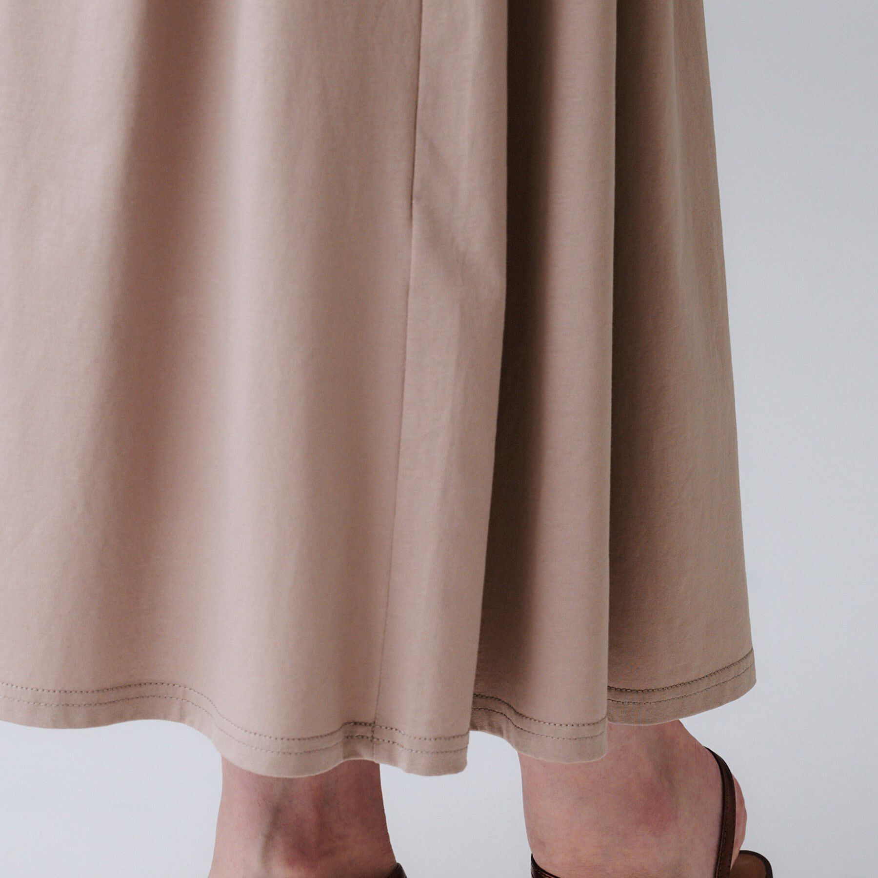 UNTITLED「【ティアード/洗える】コットンロングワンピース」|ワンピース|