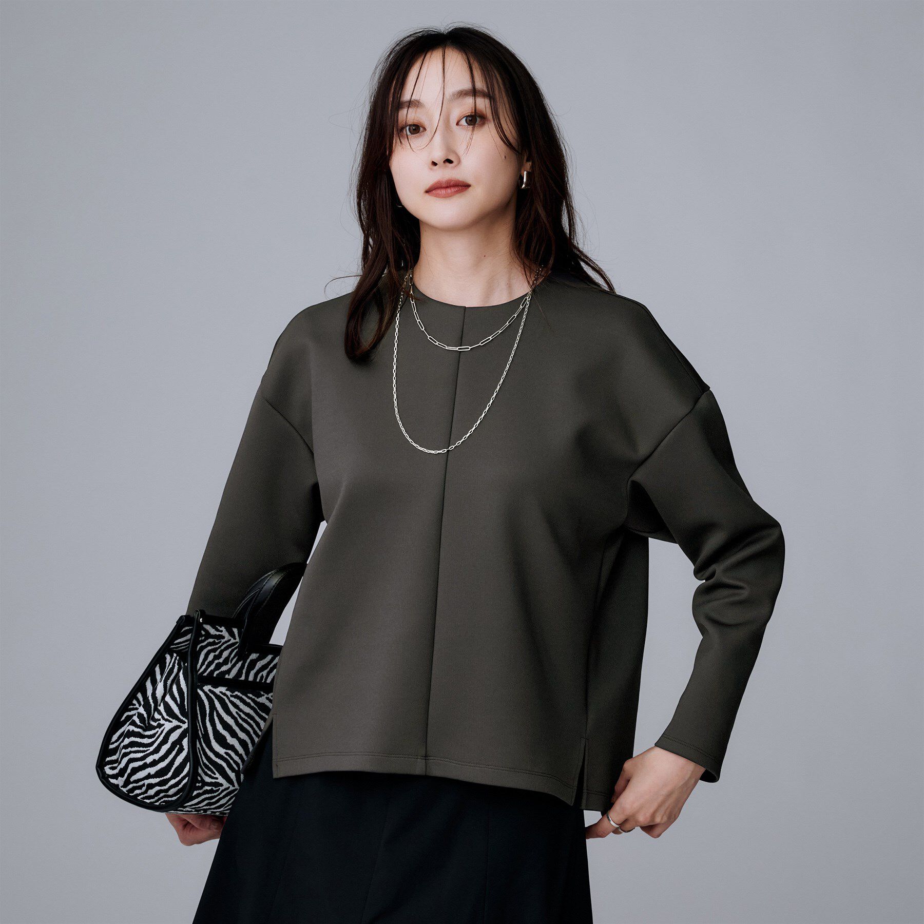 UNTITLED「【セットアップ可/洗える】ダンボールジャージ プルオーバー」|Tシャツ・カットソー|