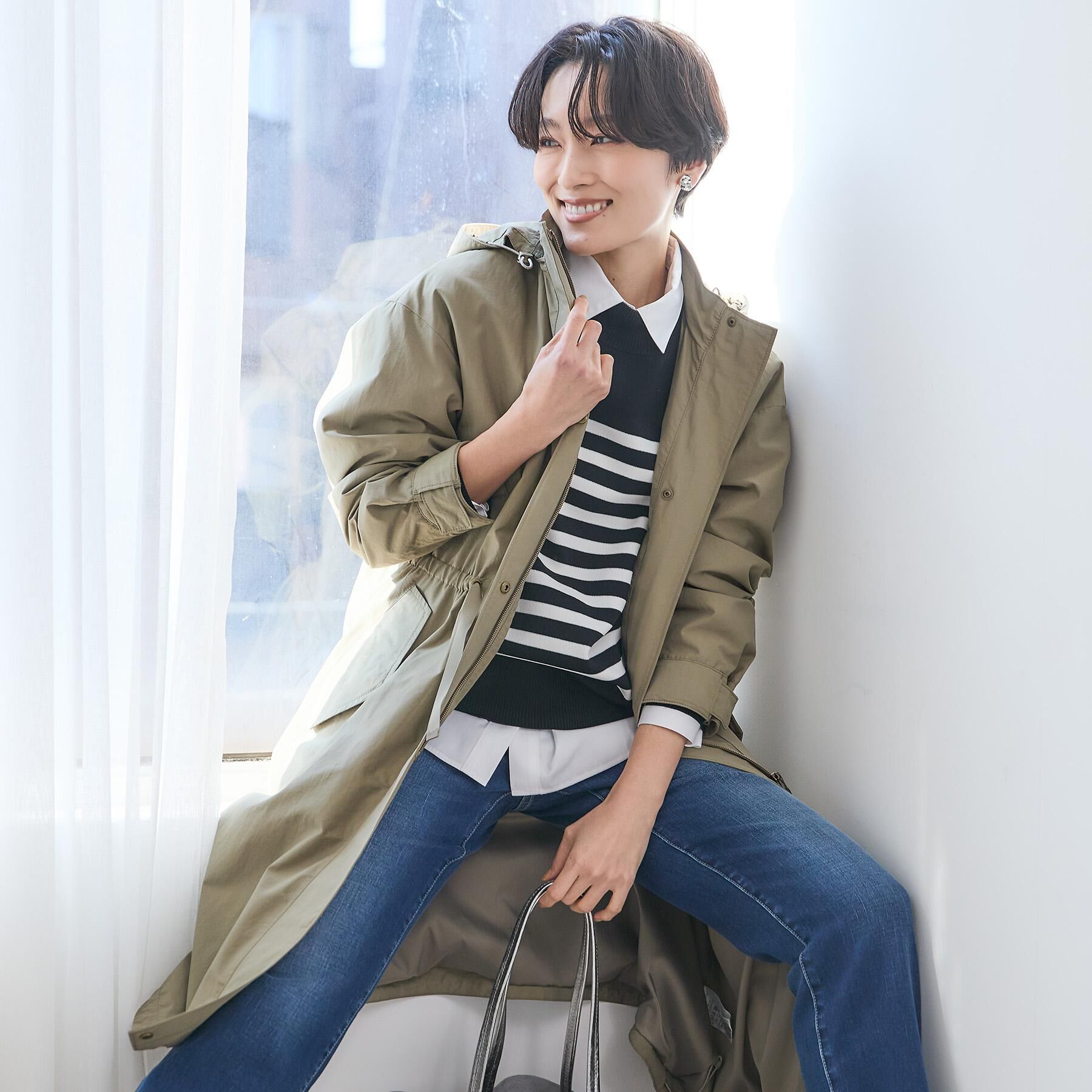 UNTITLED「【2WAY/洗える/はっ水】グログランモッズコート」|ミリタリー・モッズコート|