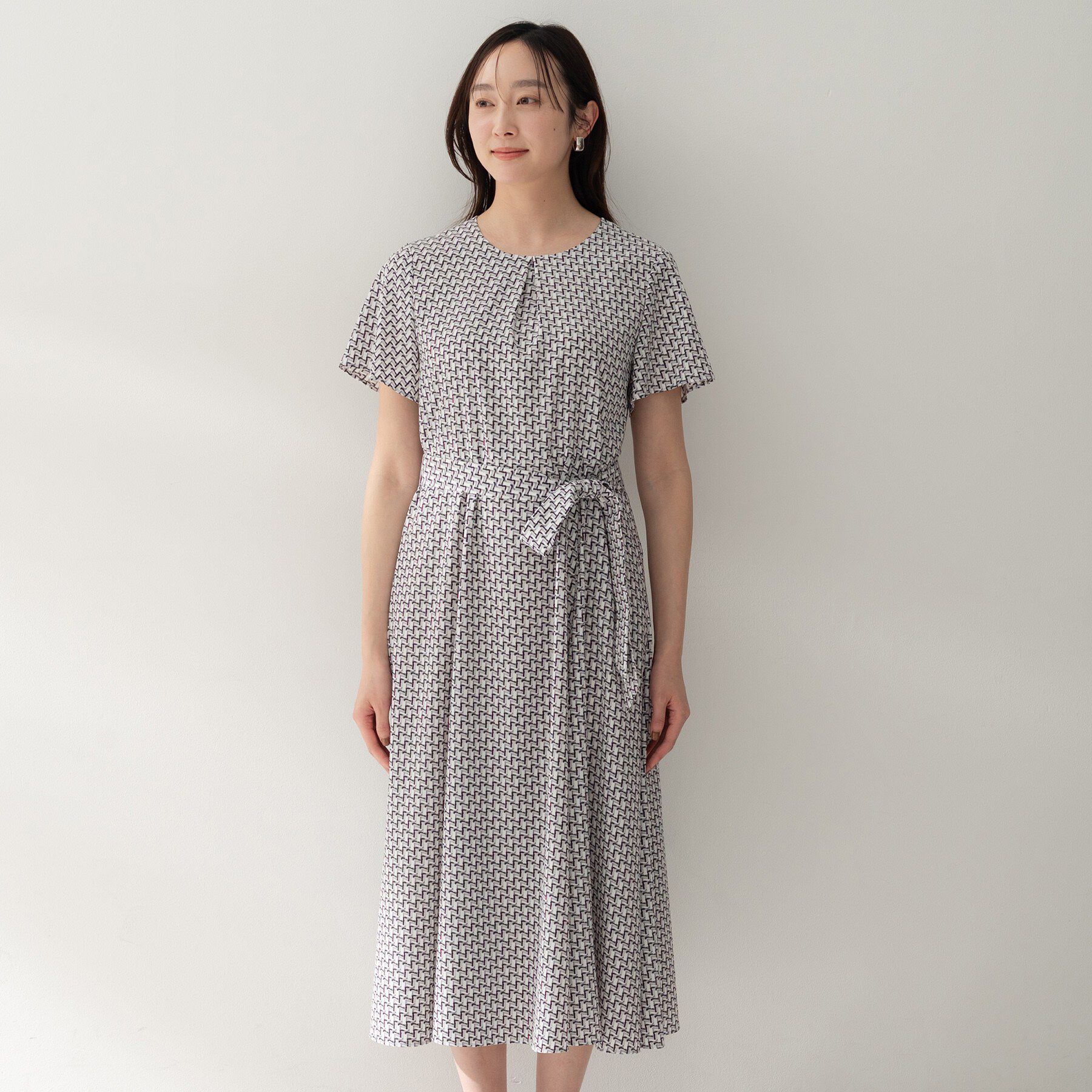 UNTITLED「ジオメプリントワンピース」|ワンピース|