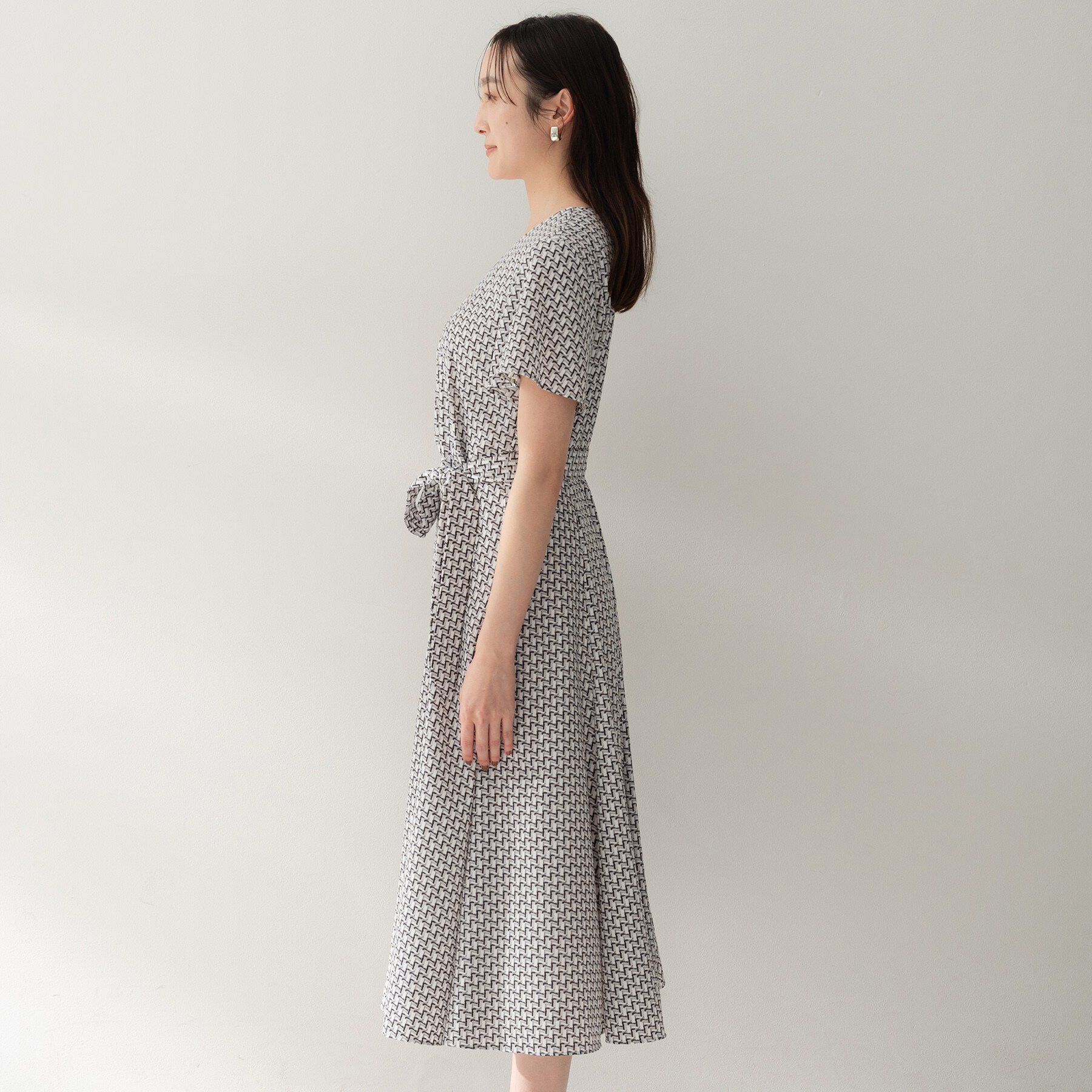 UNTITLED「ジオメプリントワンピース」|ワンピース|