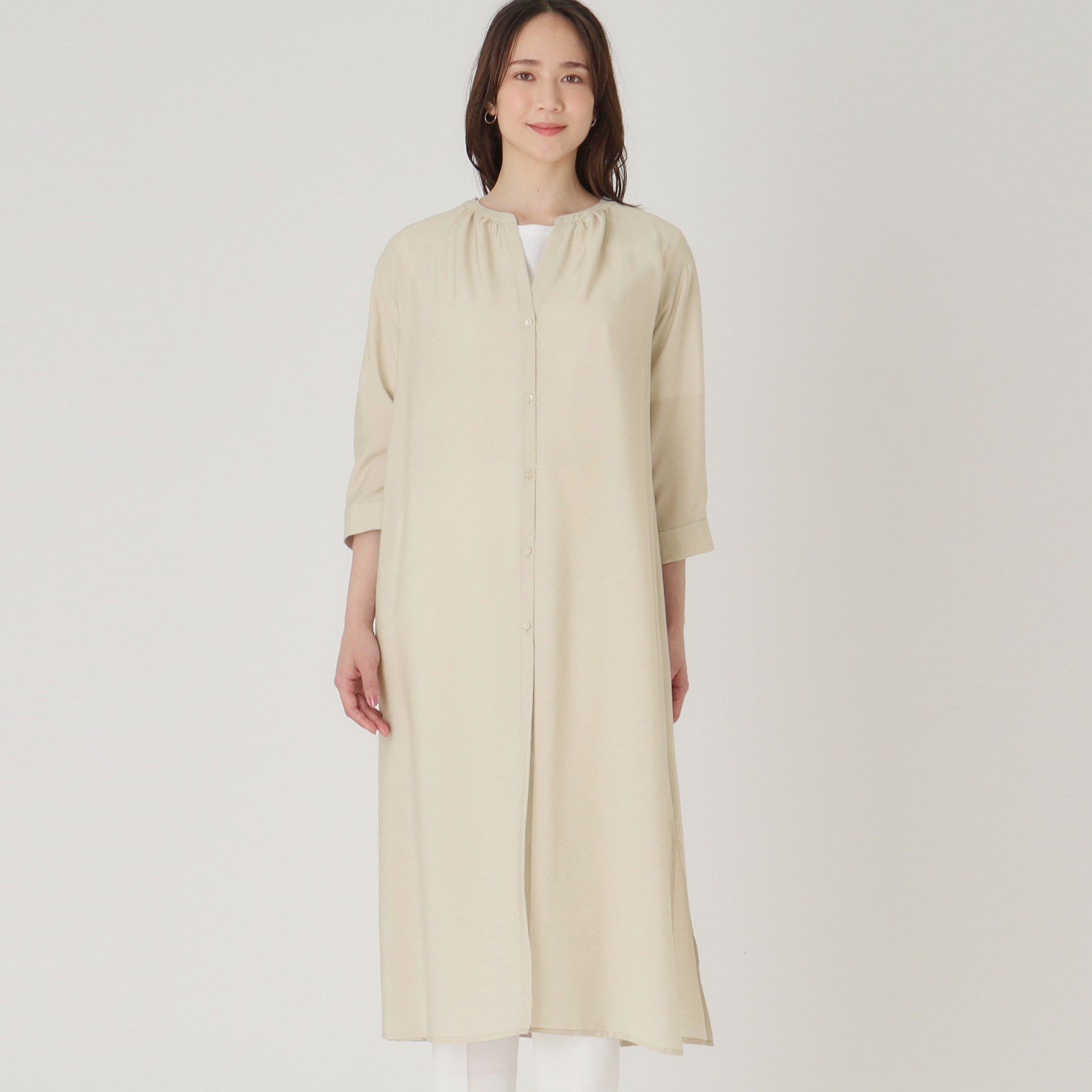 COUP DE CHANCE「【洗える】ロングブラウス」|シャツ・ブラウス|