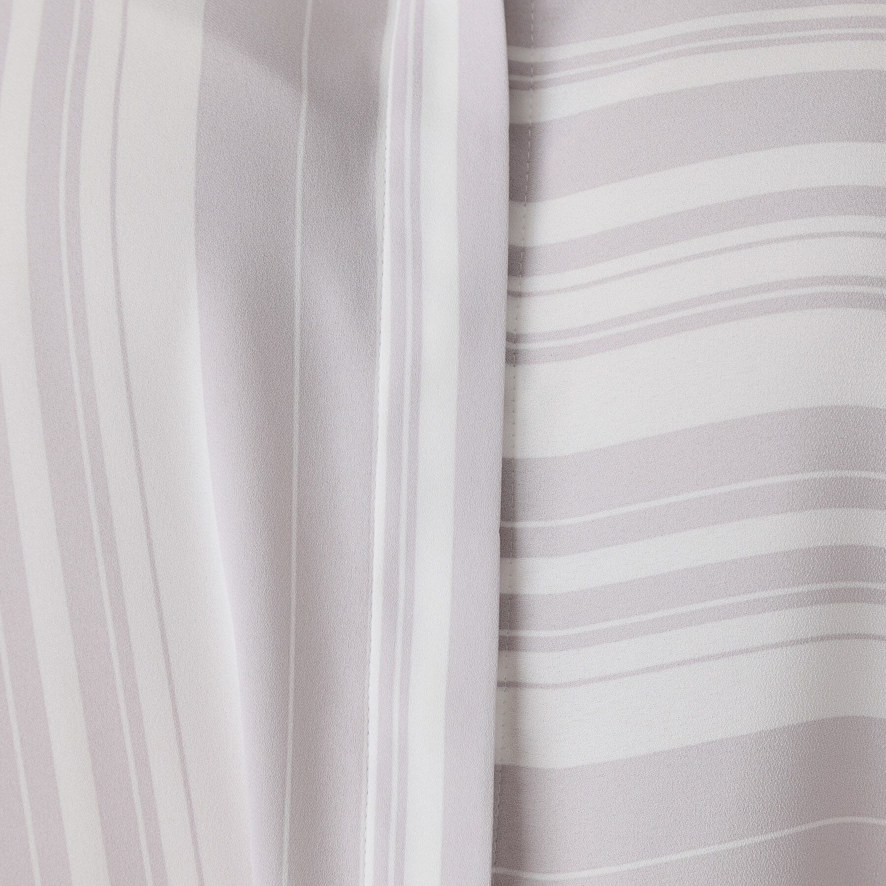 COUP DE CHANCE「【洗える／日本製】ストライプ&times;ボーダーブラウス」|シャツ・ブラウス|