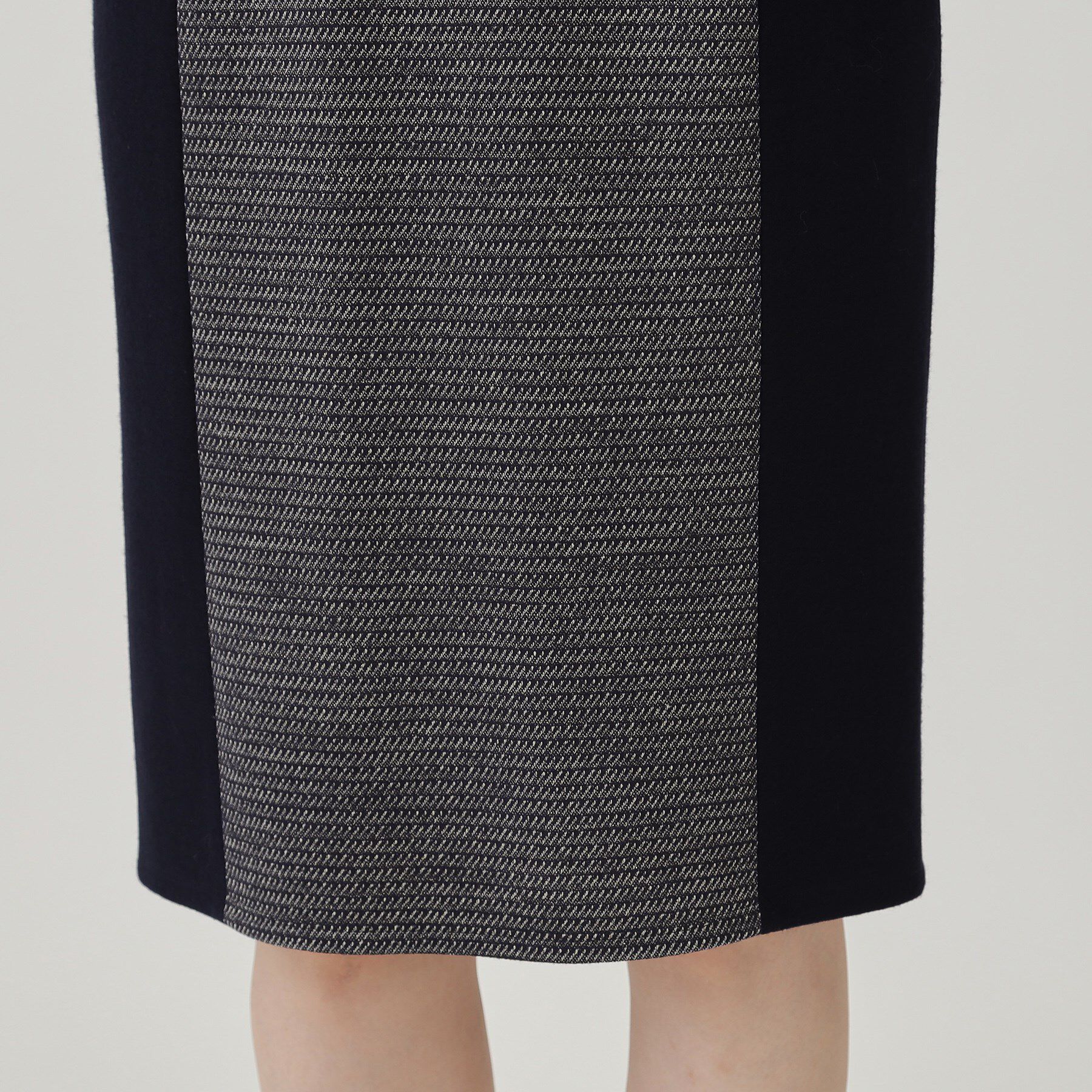 COUP DE CHANCE「【日本製／ラメ混】ジャージ素材タイトシルエットワンピース」|ワンピース|