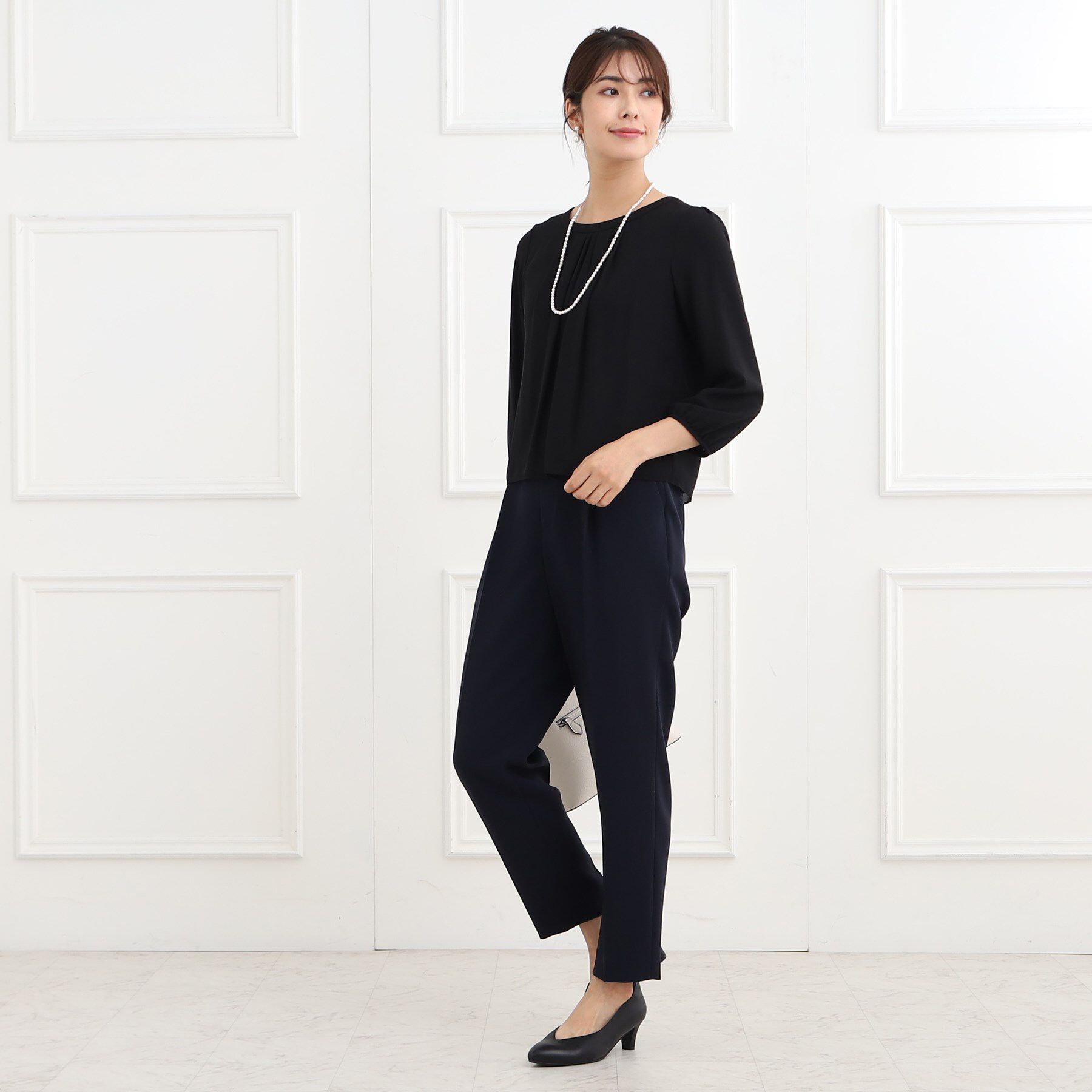 Reflect「【マシンウォッシュ可】ピンタックブラウス」|シャツ・ブラウス|