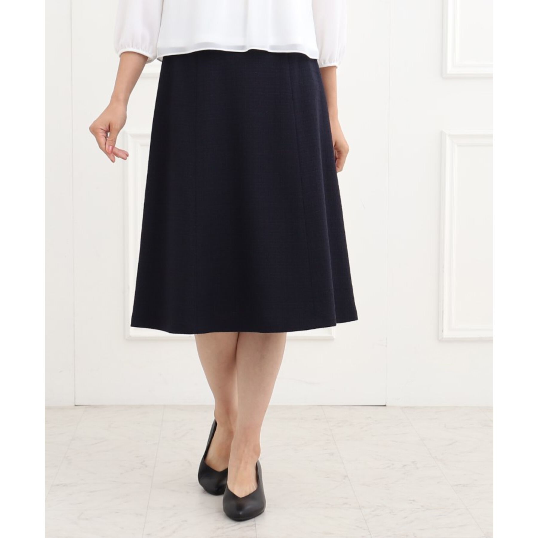 Reflect「【フォーマル/セットアップ可】ツイードスカート」|スカート|