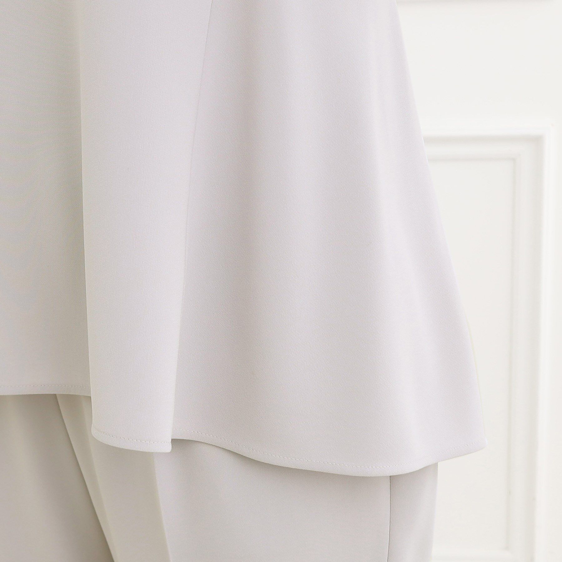 Reflect「【フォーマル/洗える/セットアップ可】ぺプラムデザインブラウス」|シャツ・ブラウス|