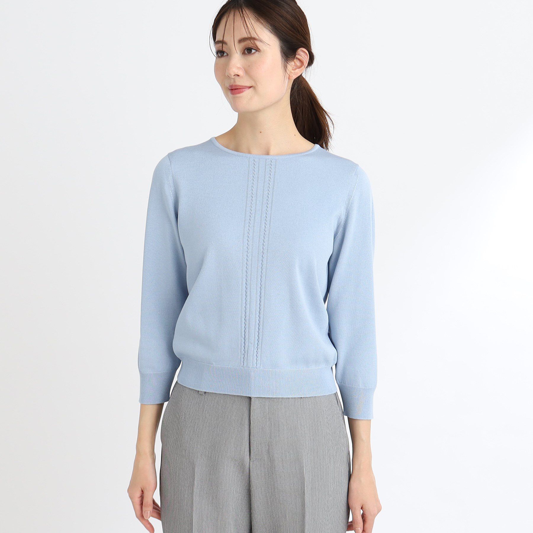 Reflect「【夏SALE／WEB限定カラーあり／アンサンブル可】プルオーバーニット」|ニット・セーター|