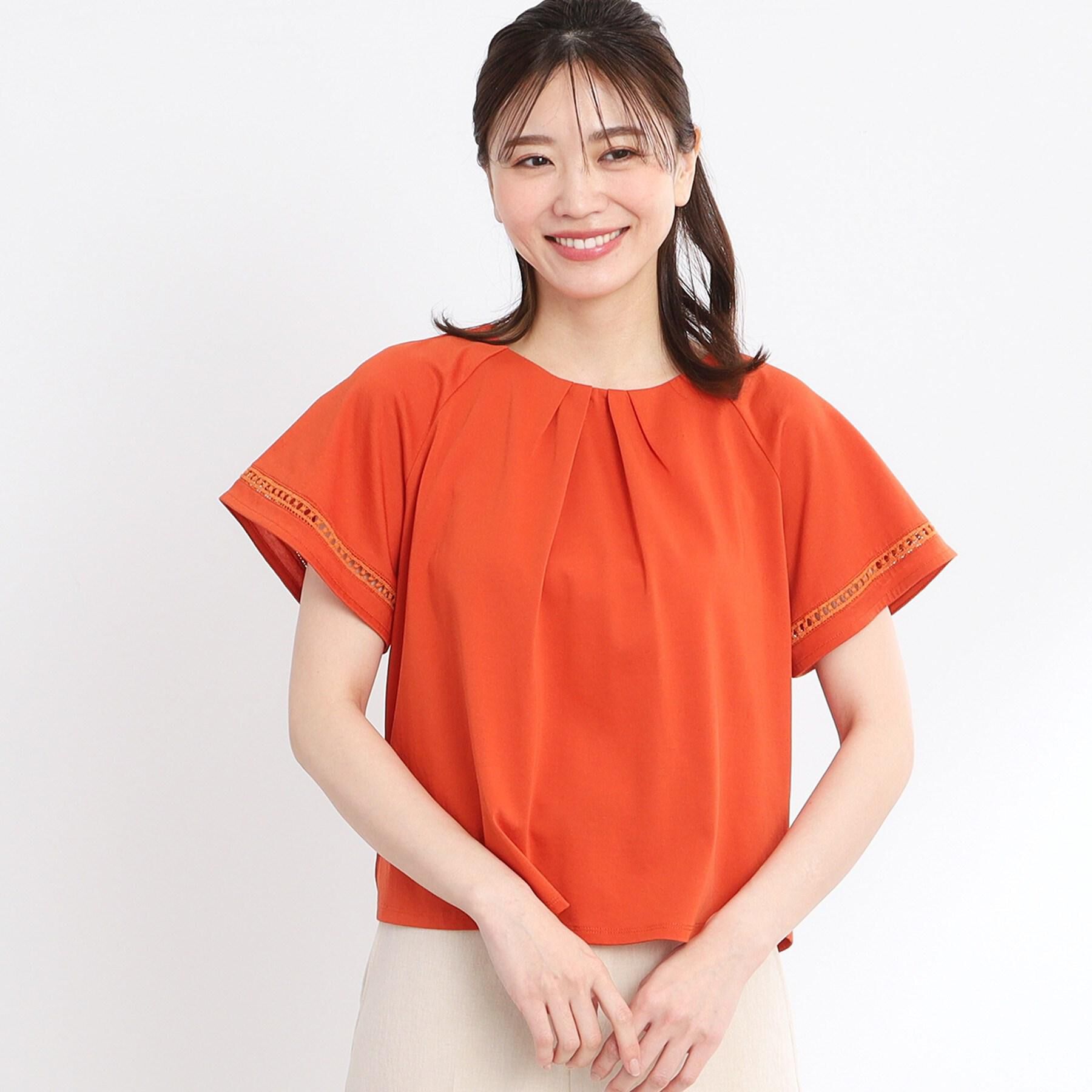 Reflect「【手洗い可】フレアースリーブカットソー」|Tシャツ・カットソー|