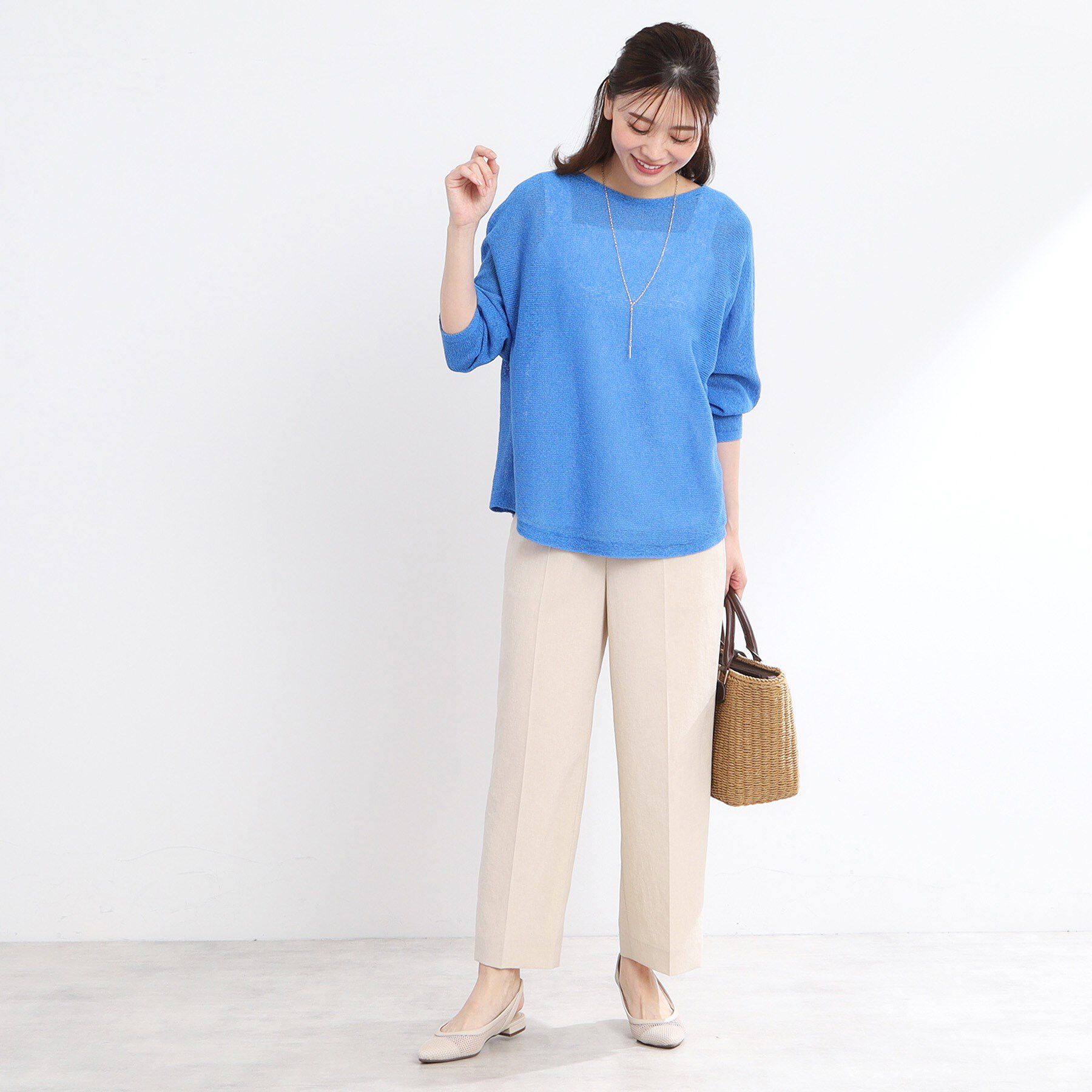 Reflect「【手洗い可】ドライタッチホールガーメント（R）ニット」|ニット・セーター|