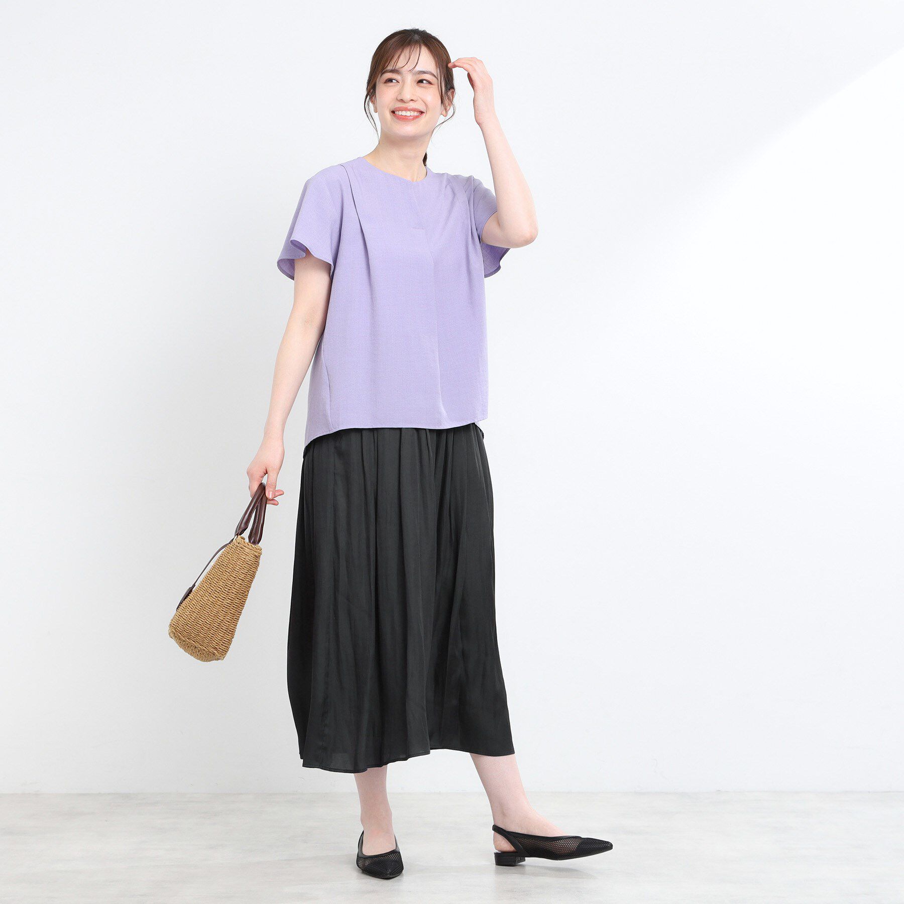 Reflect「【ウエストゴム仕様／長く着られる◎】スカーチョパンツ」|その他|