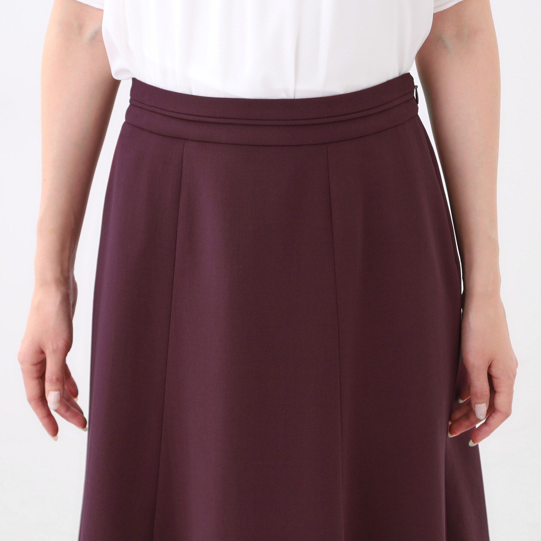 Reflect「【美シルエット】ソフトマーメイドスカート」|スカート|