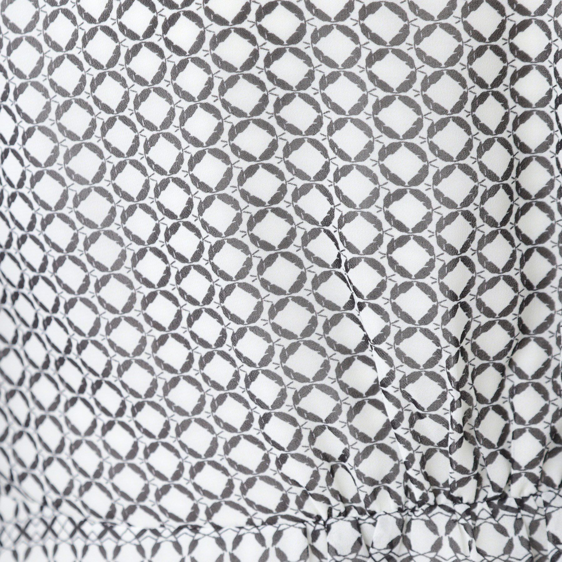 Reflect「【きちんと見え／セットアップ可／通勤におすすめ◎】ペプラムプリントブラウス」|シャツ・ブラウス|