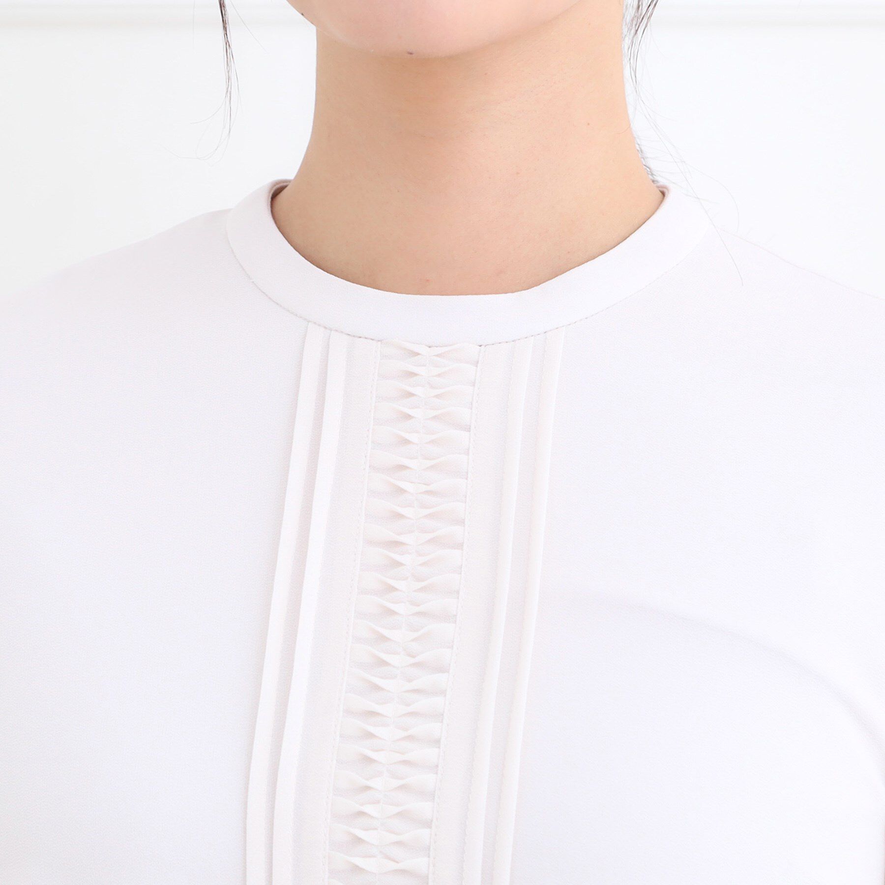 Reflect「【お仕事に◎】スタンドネックブラウス」|シャツ・ブラウス|