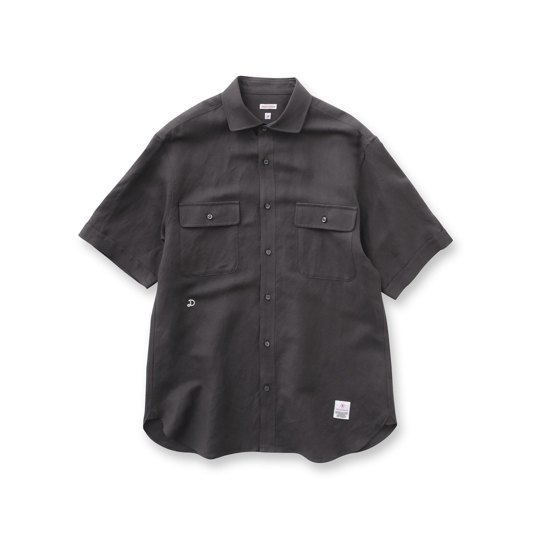 DRESSTERIOR「リネンレーヨン ハーフスリーブシャツ」|シャツ・ブラウス|
