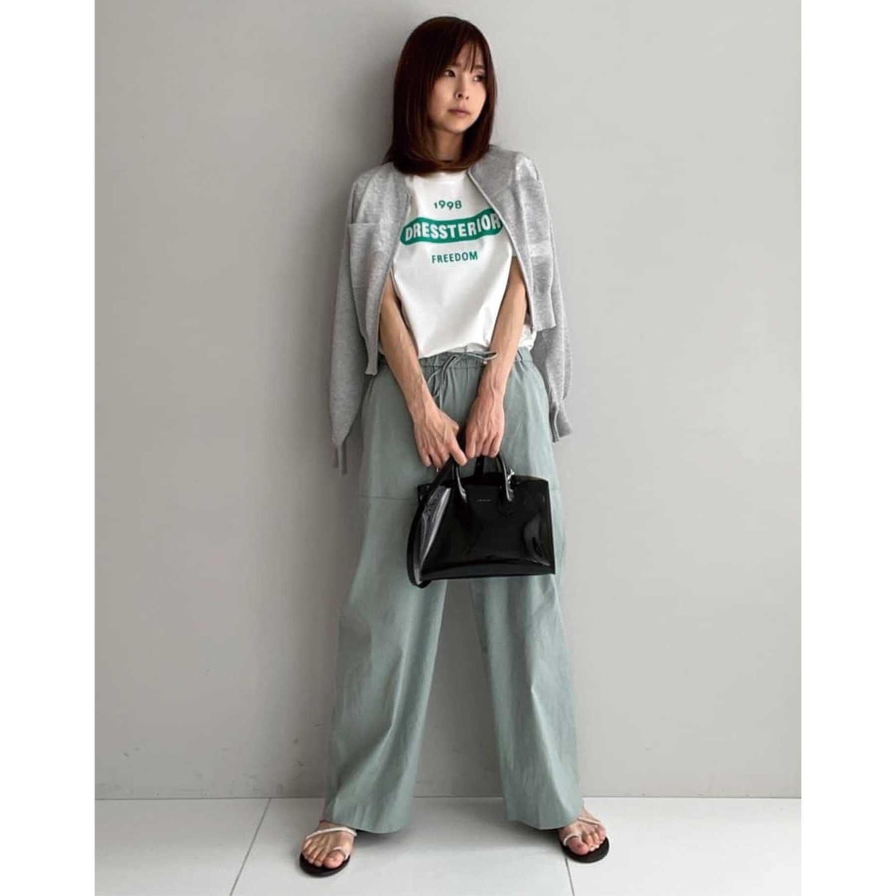 DRESSTERIOR「【接触冷感/洗える/ウエストゴム】ウォッシャブルリネンイージーワイドパンツ」|その他|