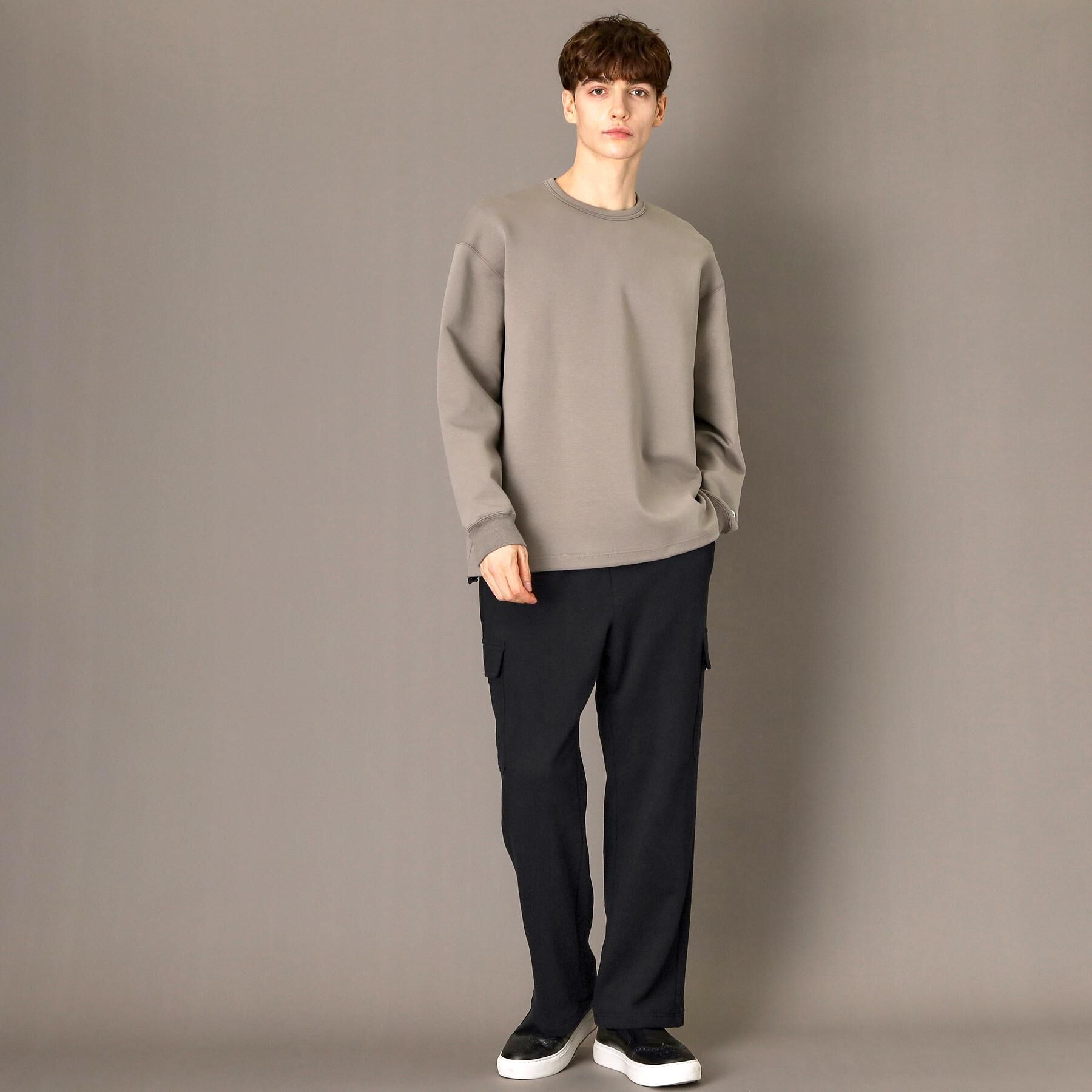 DRESSTERIOR「ストレッチ ダンボールプルオーバー」|Tシャツ・カットソー|