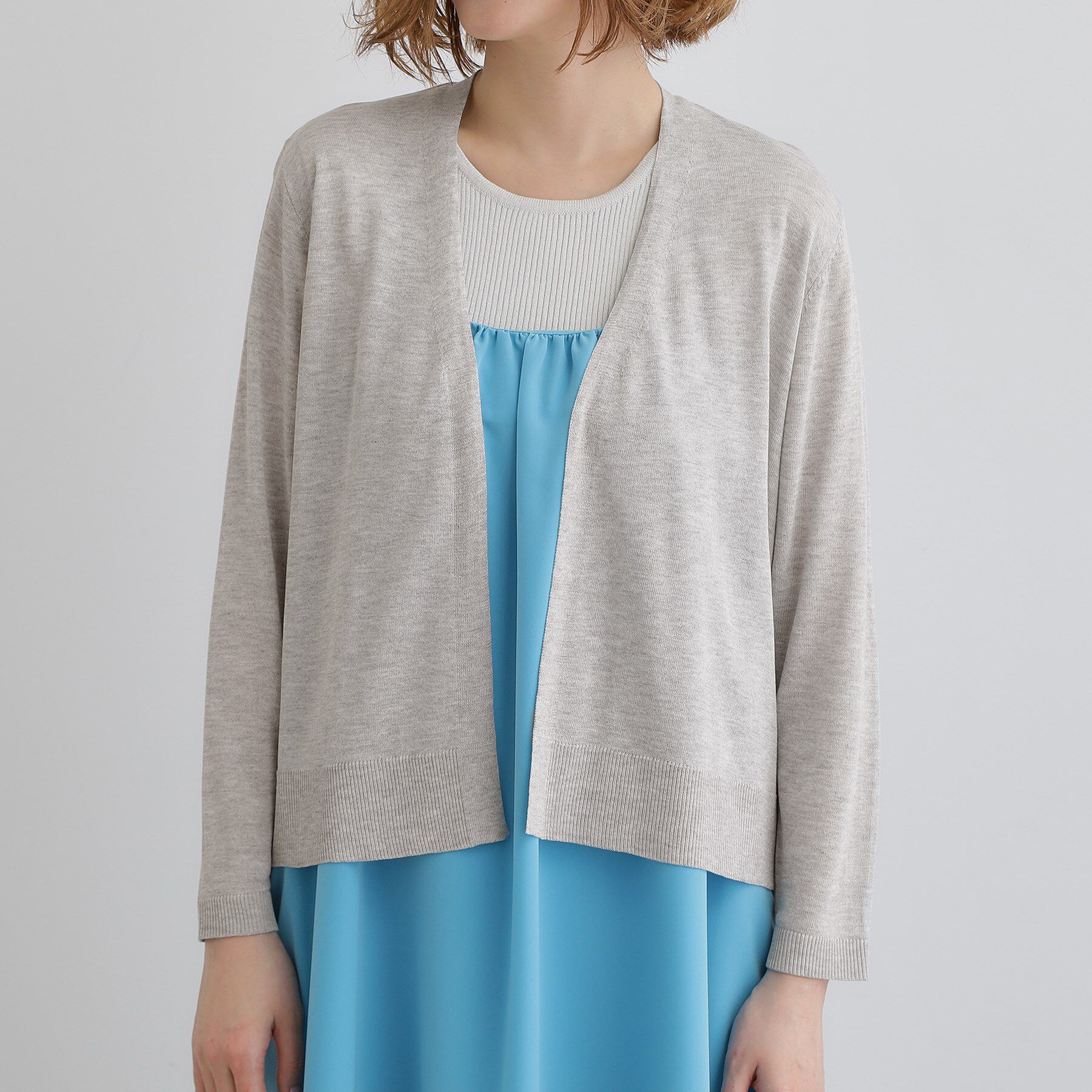 grove「【接触冷感/UVカットetc】夏に嬉しい機能付き！ベーシックショートカーディガン」|カーディガン|