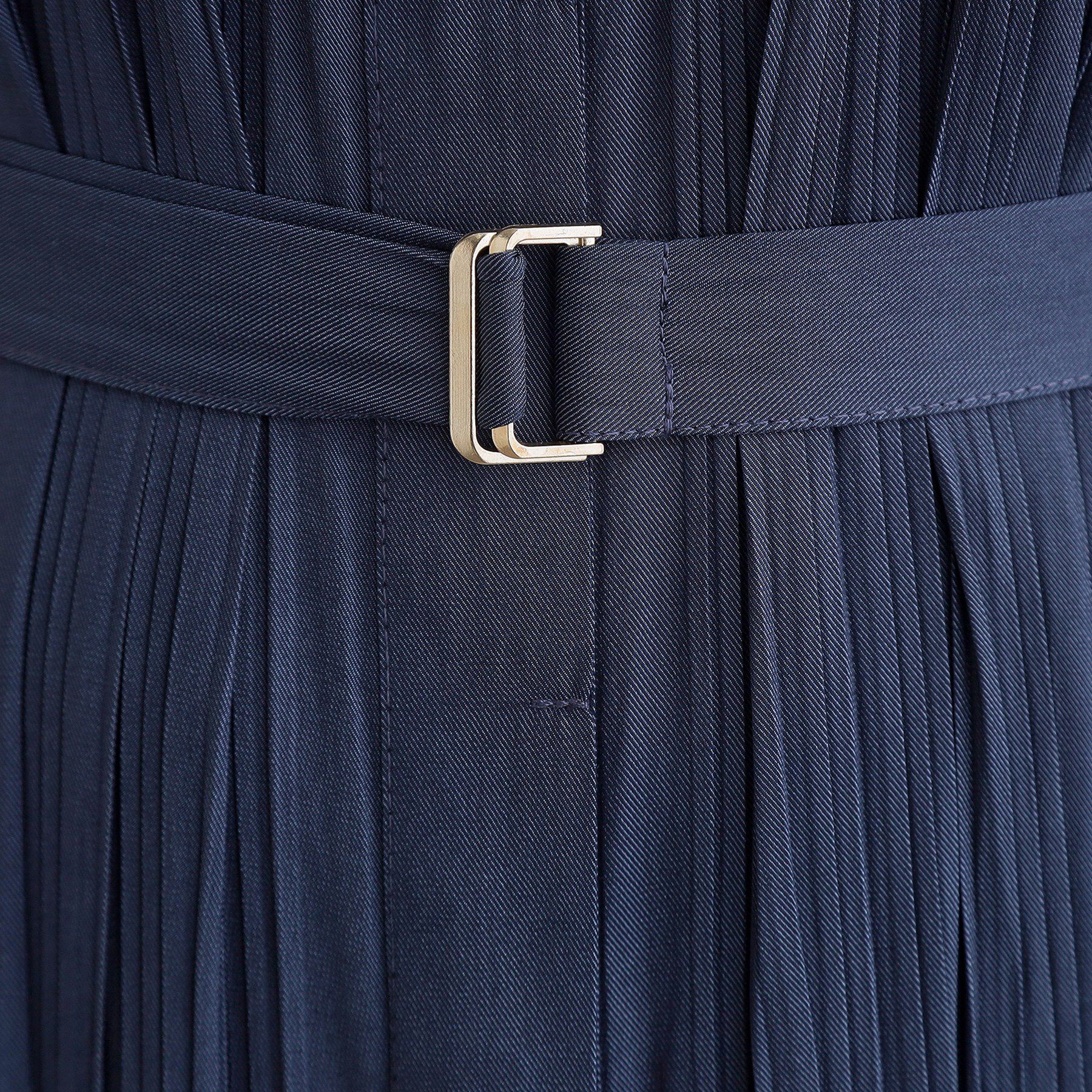 grove「贅沢プリーツが華やかなシャンブレープリーツワンピース」|ワンピース|