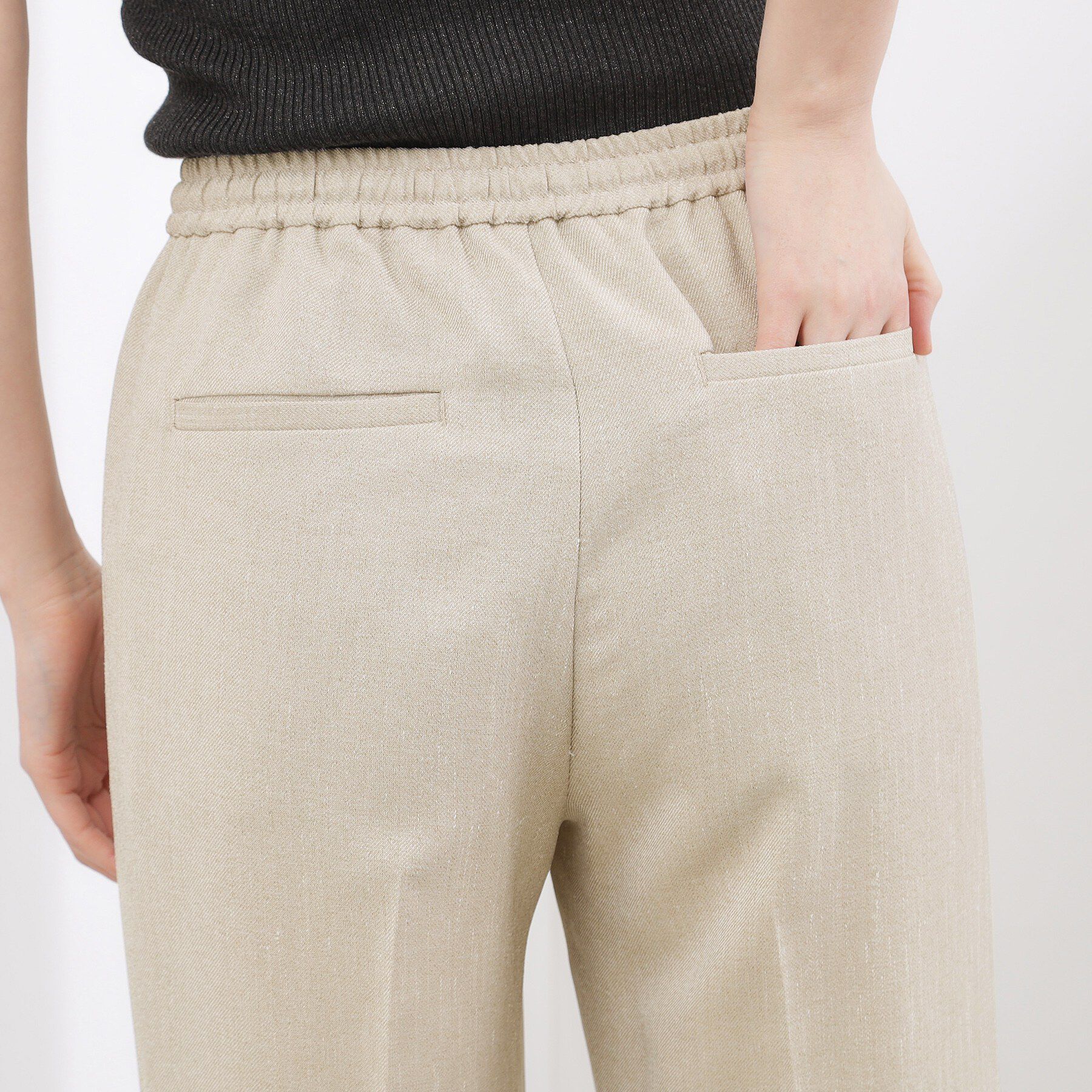 grove「【貴島明日香さん着用・カセット服】リネンライクソフトフレアパンツ」|その他|