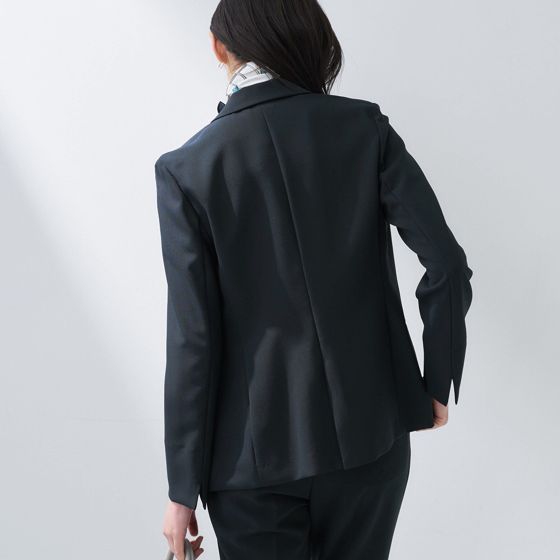 INDIVI「【定番スーツ／UVケア／洗える】ウール調テーラードジャケット」|スーツ|