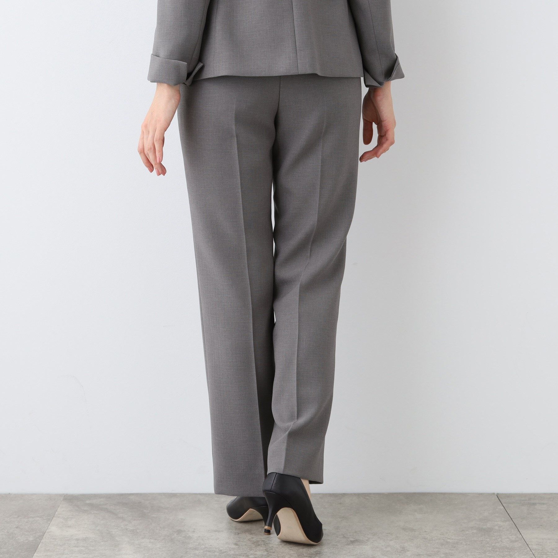 INDIVI「【洗える／スーツ】ストレートラインパンツ」|スーツ|