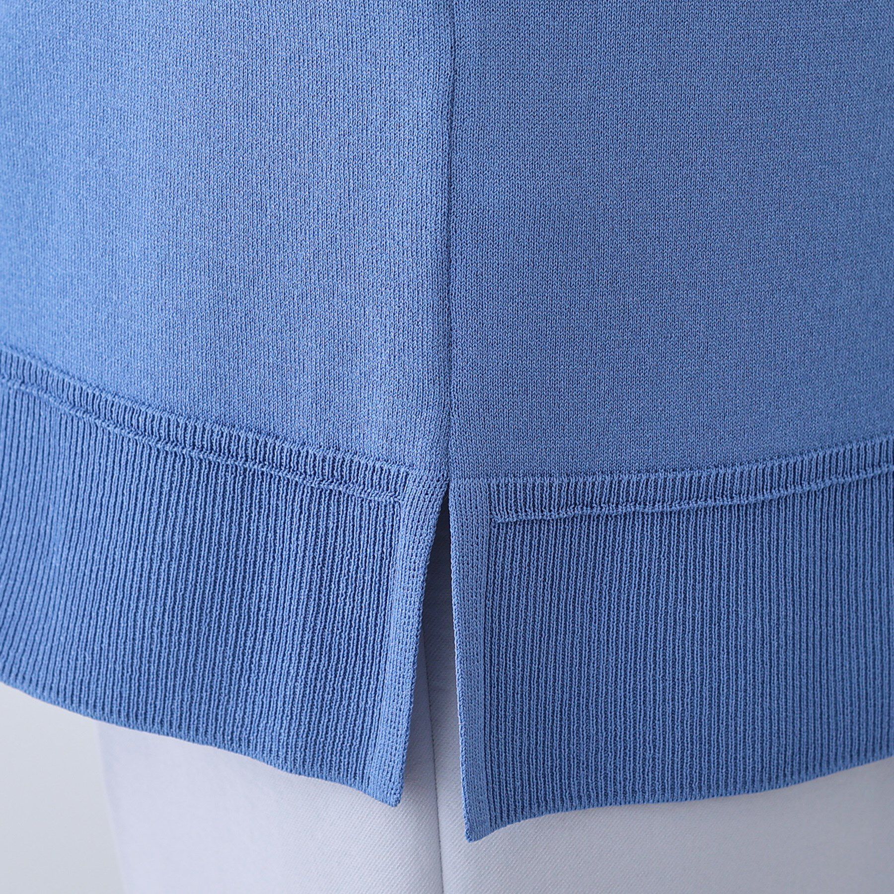 INDIVI「【洗える／肌触り◎】ミニマムデザイン ニットカーディガン」|カーディガン|