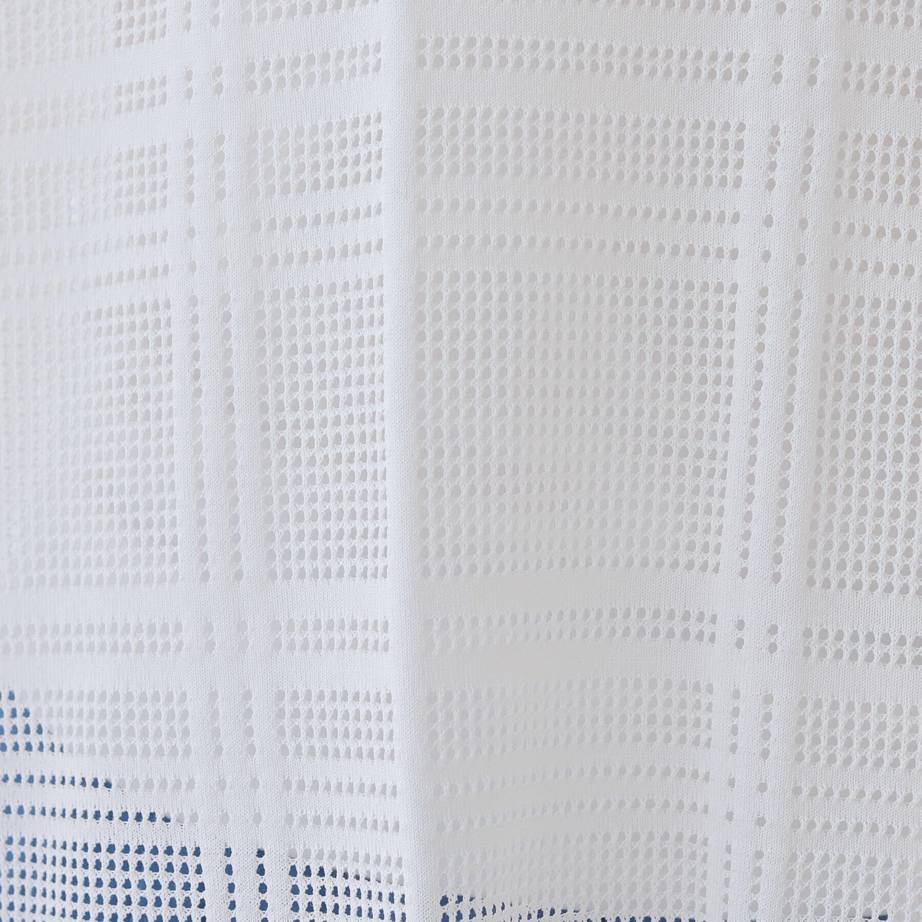 INDIVI「【洗える】メッシュチェック柄ニット」|ニット・セーター|