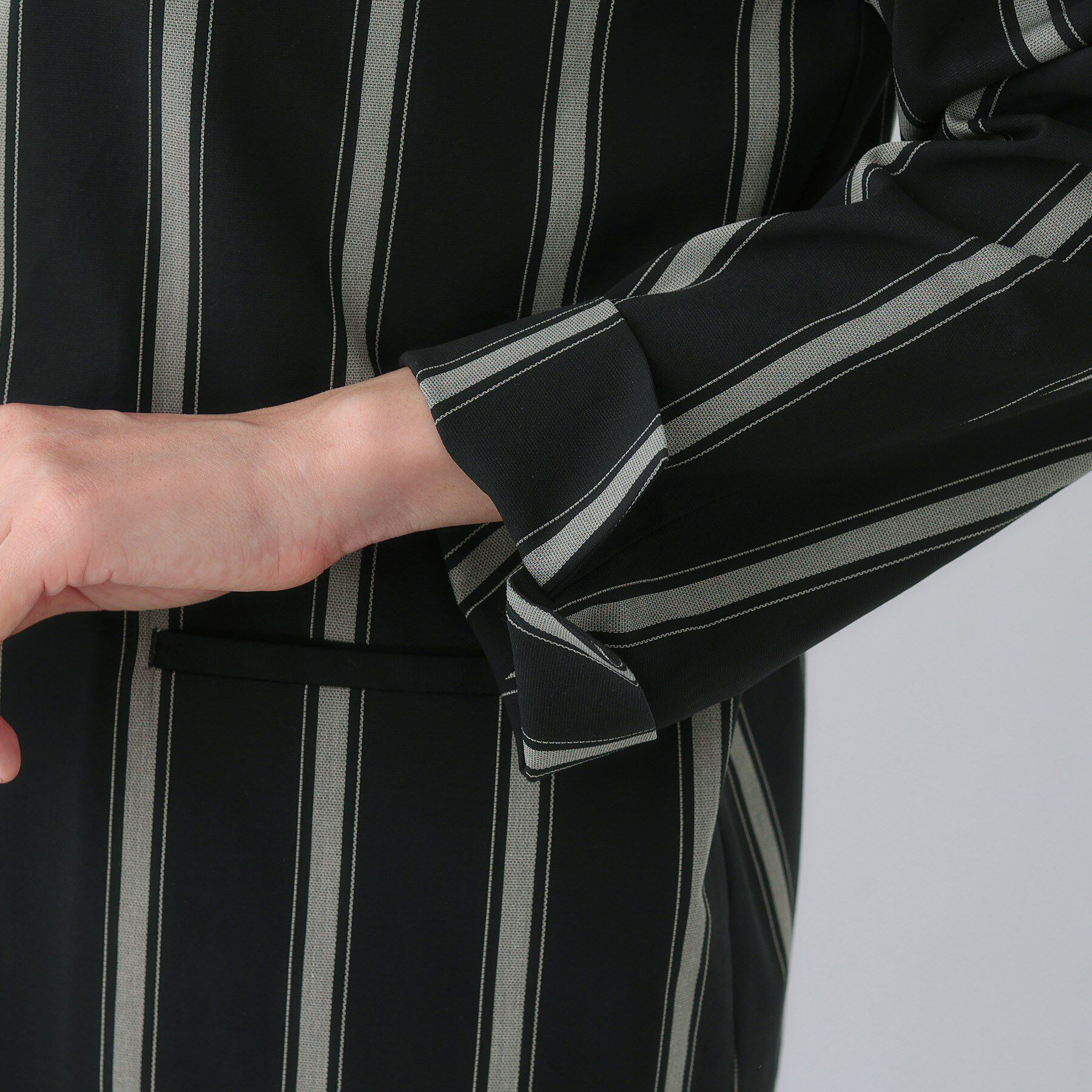 INDIVI「【日本製／SETUP可能】コットン混カーディガンライクジャケット」|スーツ|