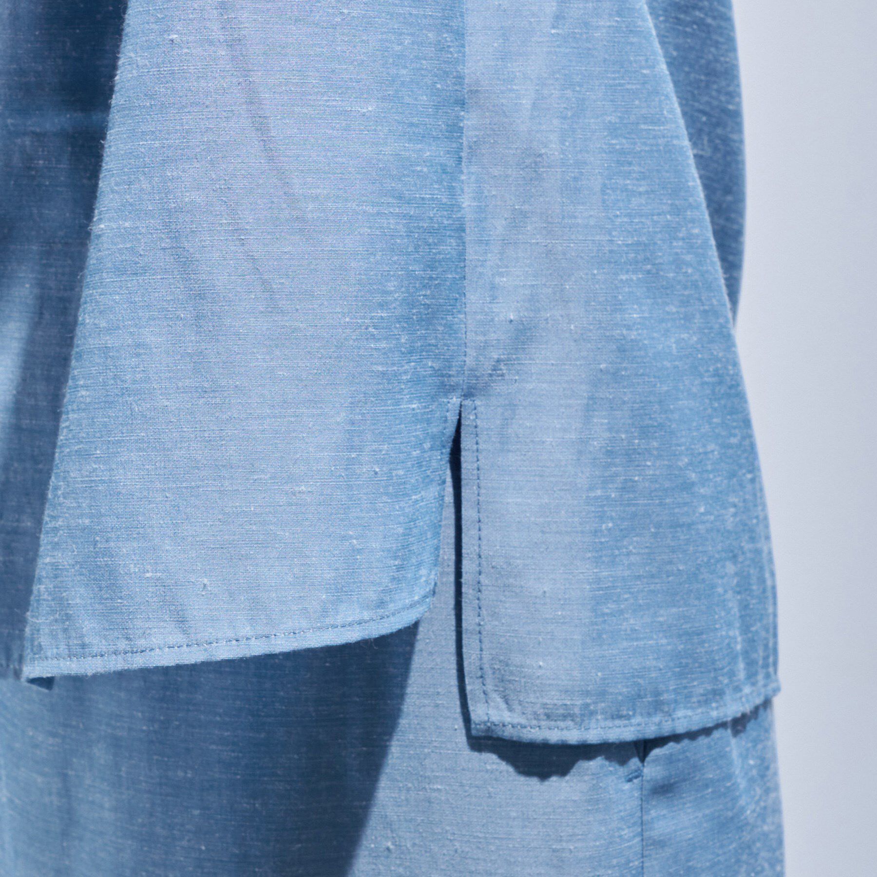 INDIVI「【日本製／SETUP可能】ソフトダンガリーブラウス」|シャツ・ブラウス|