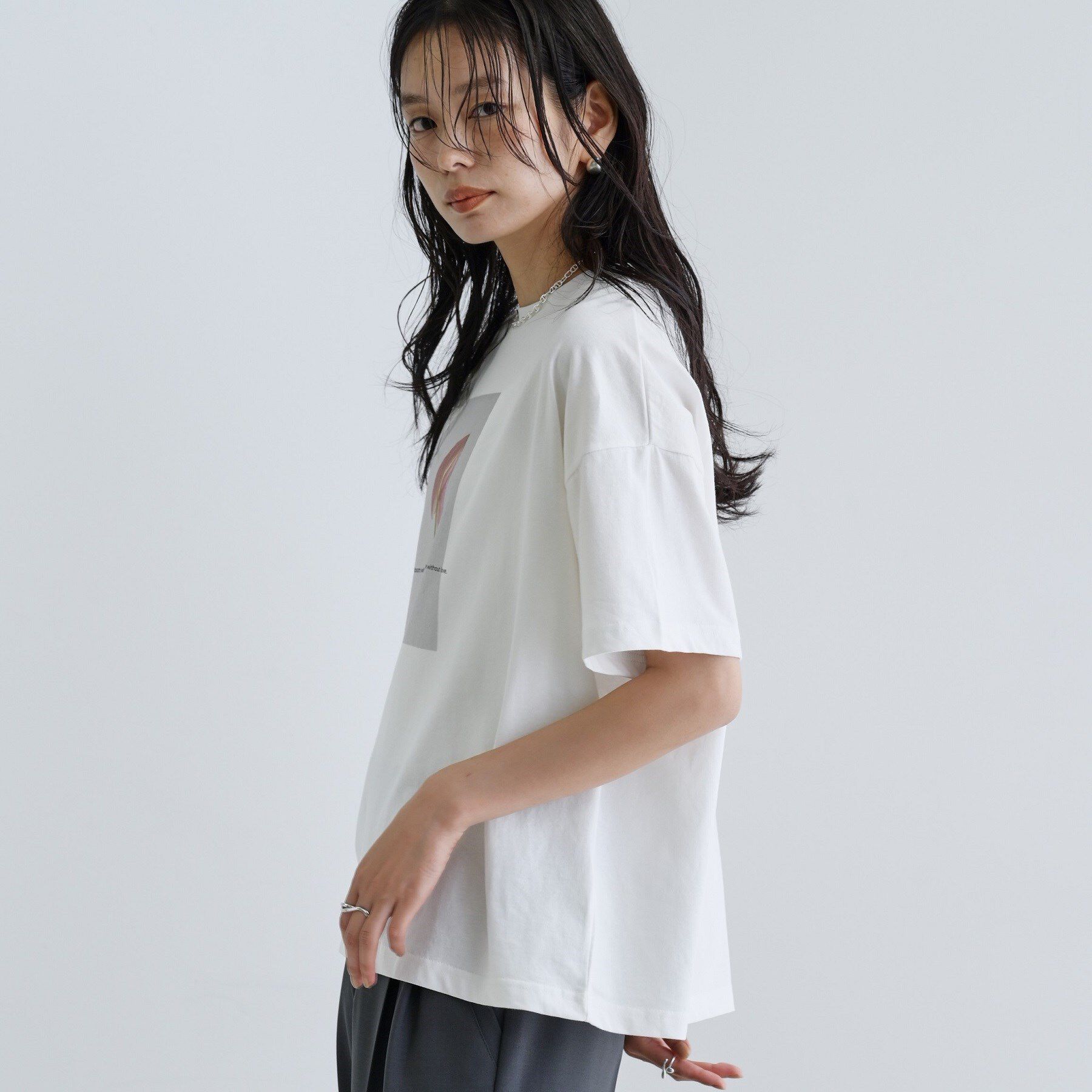 GALLEST「【一部店舗限定】フラワープリントT」|Tシャツ・カットソー|