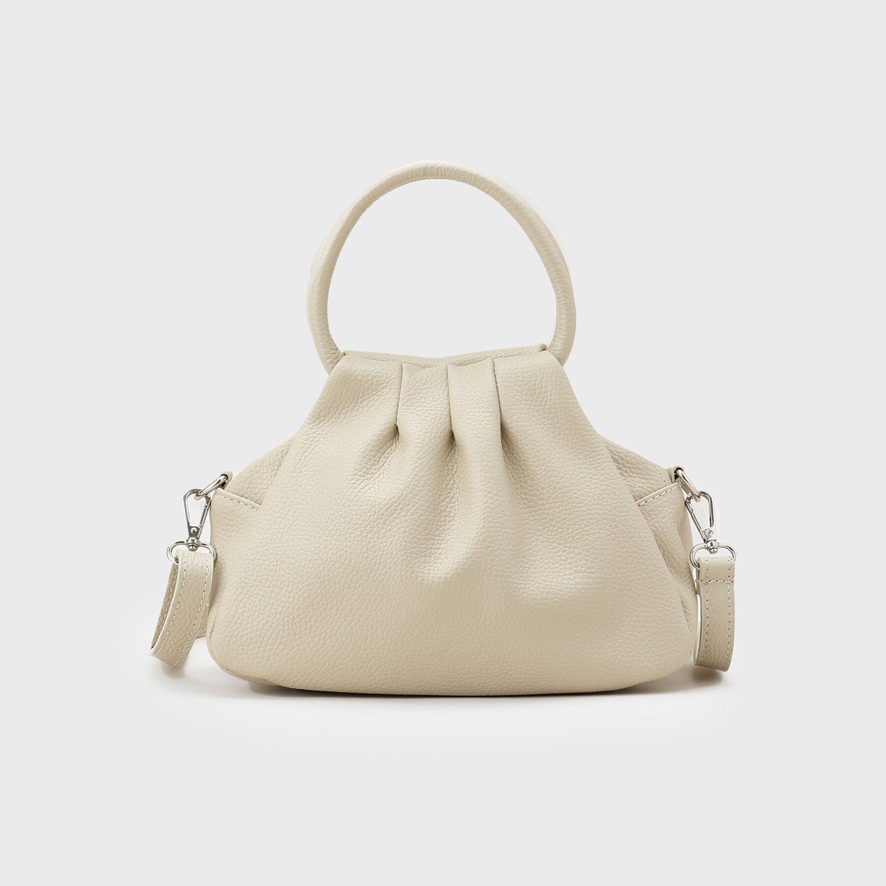 GALLEST「【MILLELA FIRENZE】ギャザーレザーハンドバッグ」|ハンドバッグ|