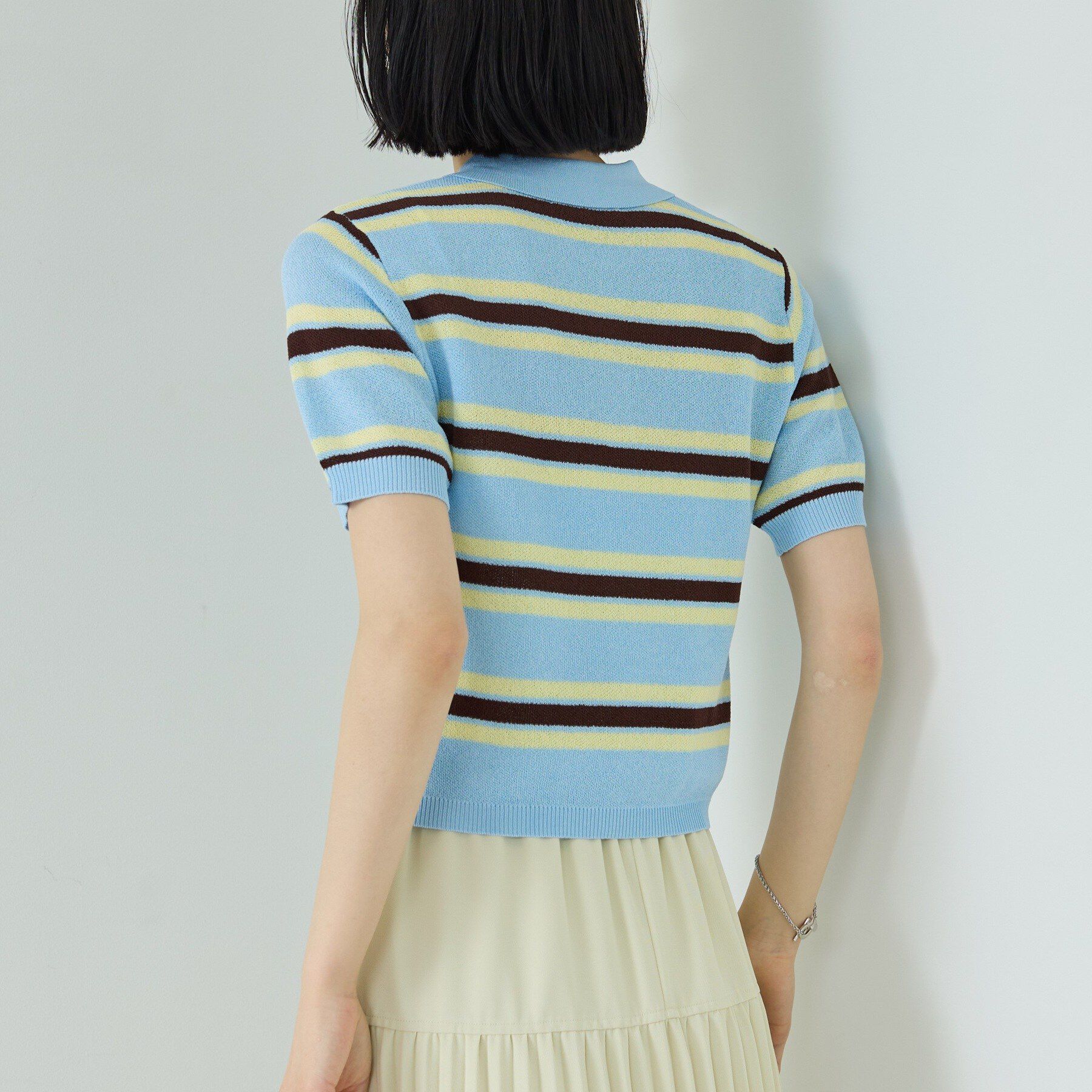 GALLEST「ジャカードポロニット」|ニット・セーター|