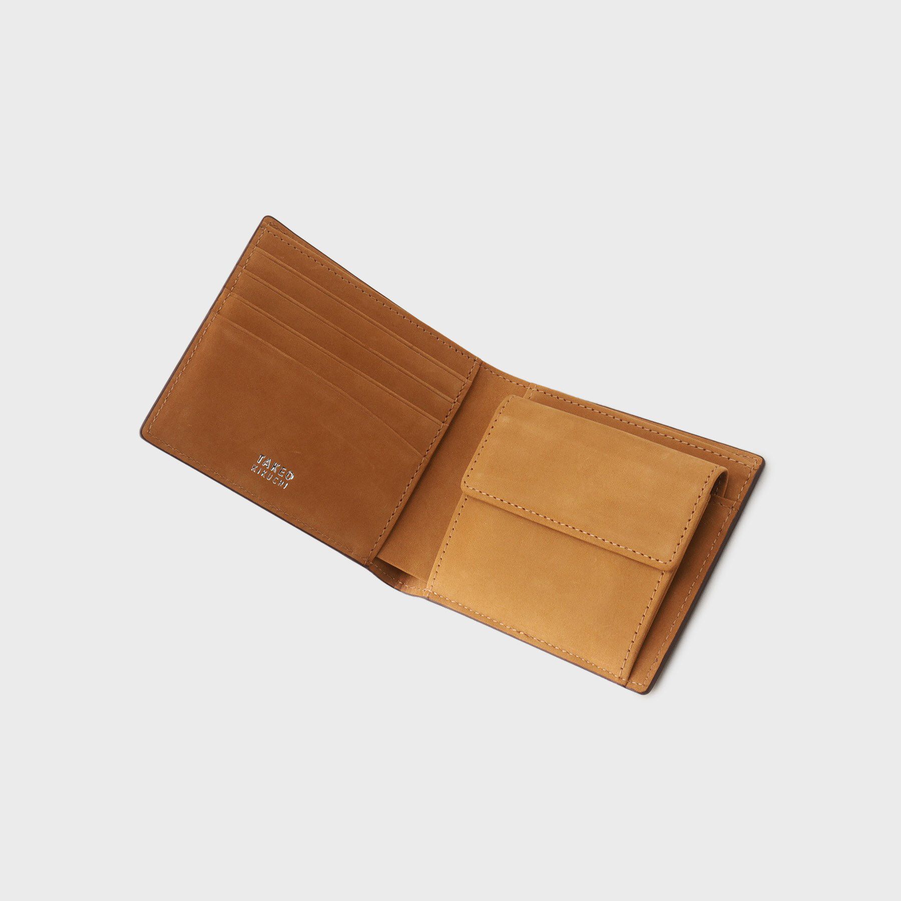 TAKEO KIKUCHI「【ソフト＆ナチュラル】ミニメッシュ レザー 2つ折り財布」|財布|