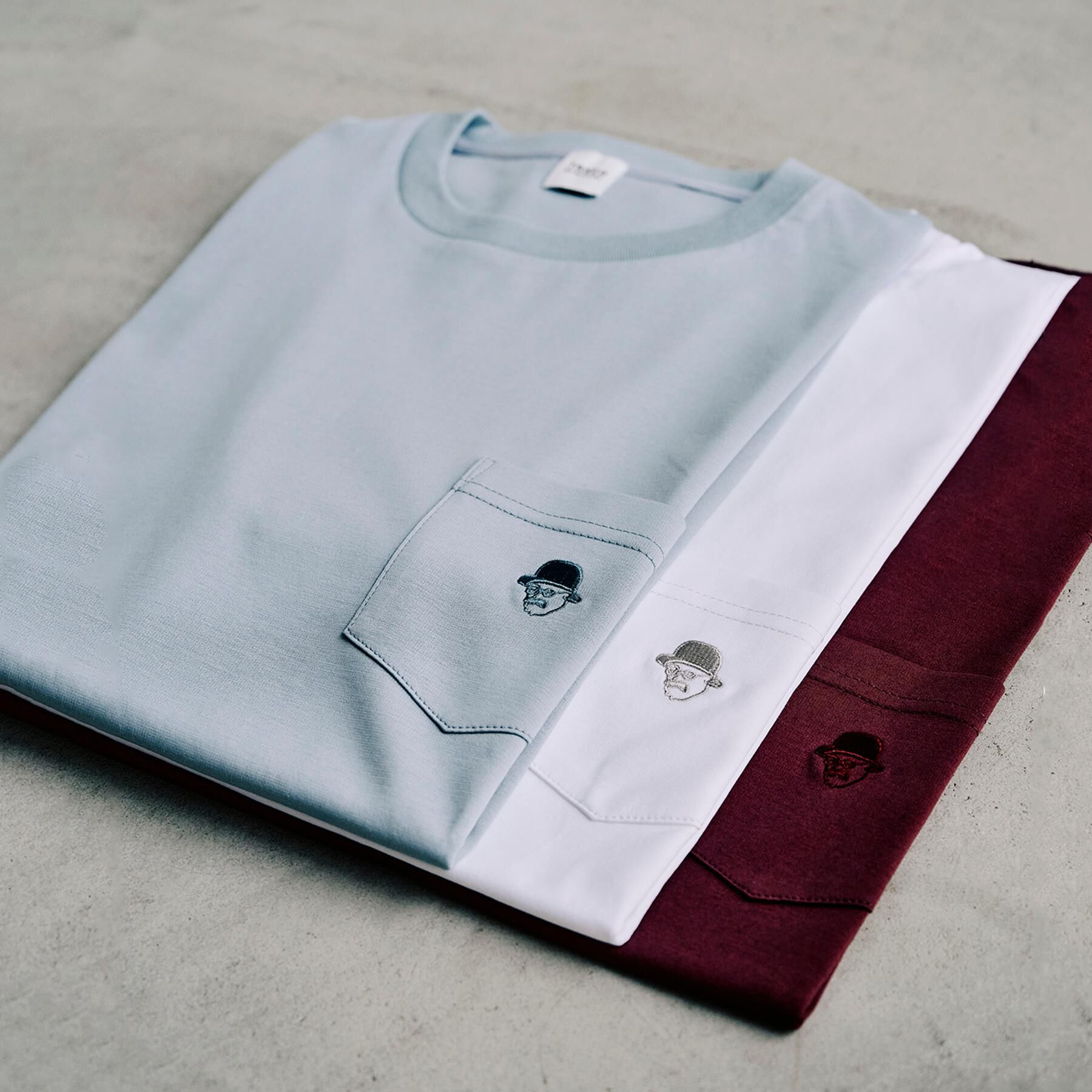 TAKEO KIKUCHI「【COOL CITY WEAR】ワンポイント刺しゅう ポケットTシャツ /接触冷感」|Tシャツ・カットソー|