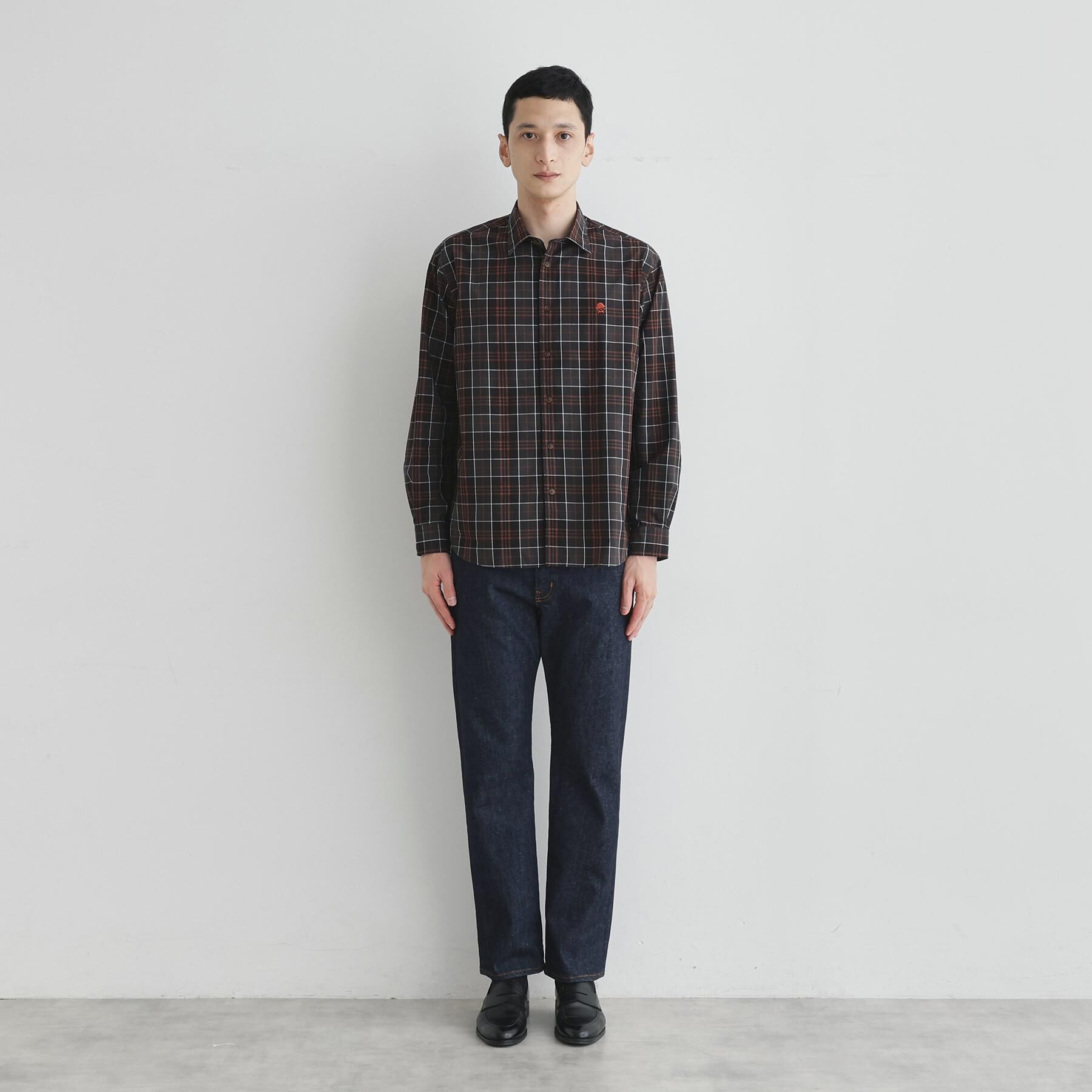 TAKEO KIKUCHI「【LIMITED】ダークチェック長袖シャツ」|シャツ・ブラウス|