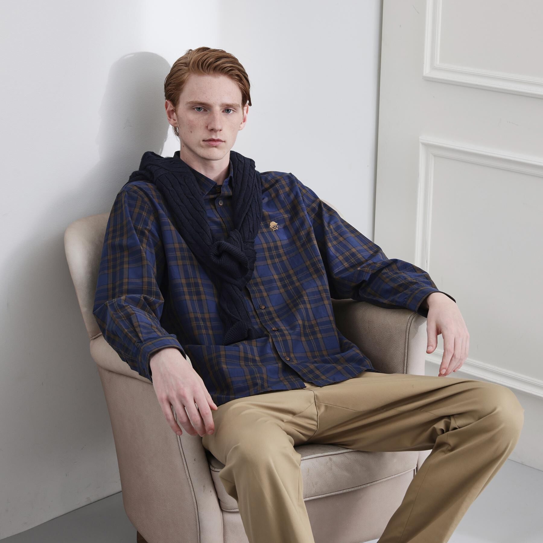 TAKEO KIKUCHI「【LIMITED】ダークチェック長袖シャツ」|シャツ・ブラウス|