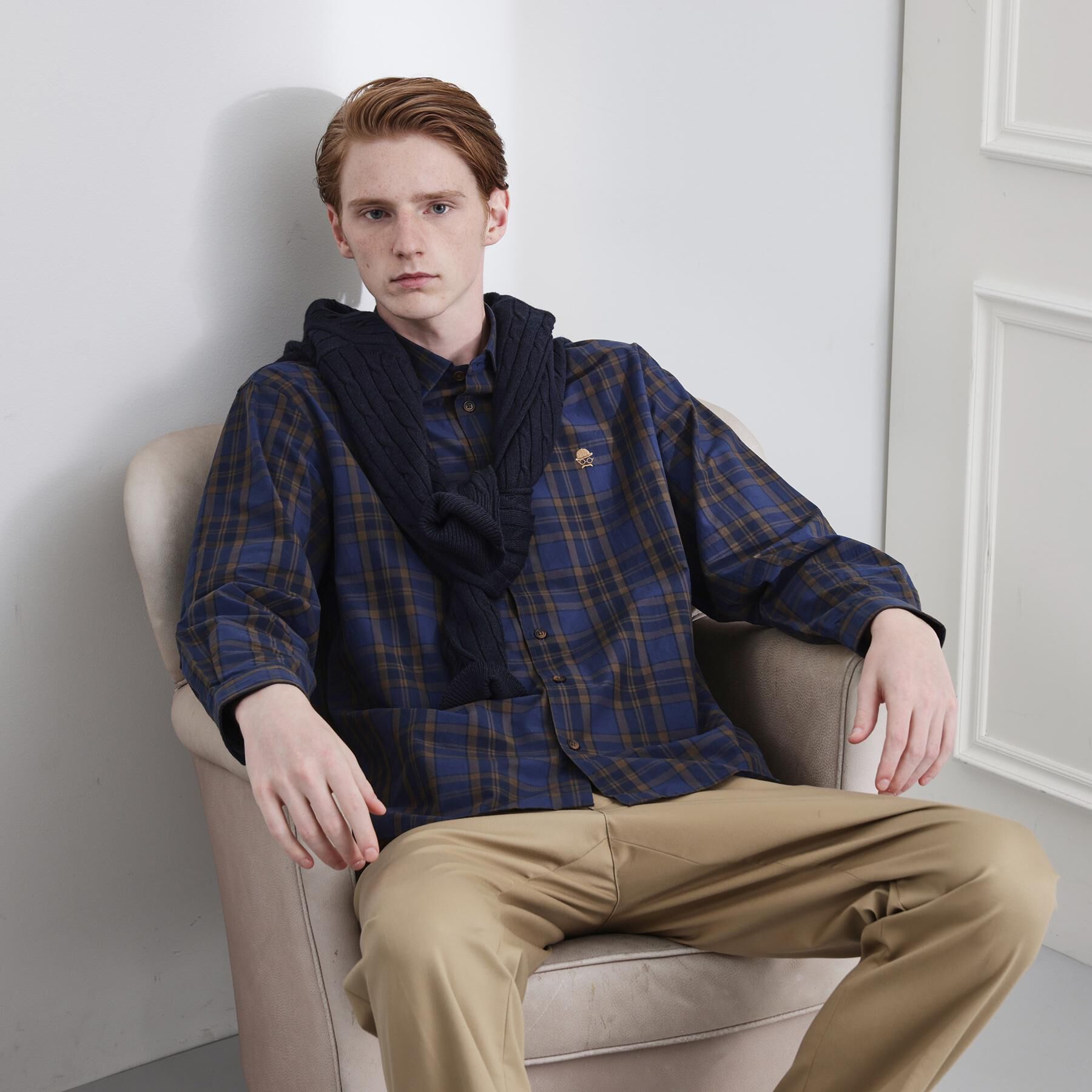 TAKEO KIKUCHI「【LIMITED】ダークチェック長袖シャツ」|シャツ・ブラウス|