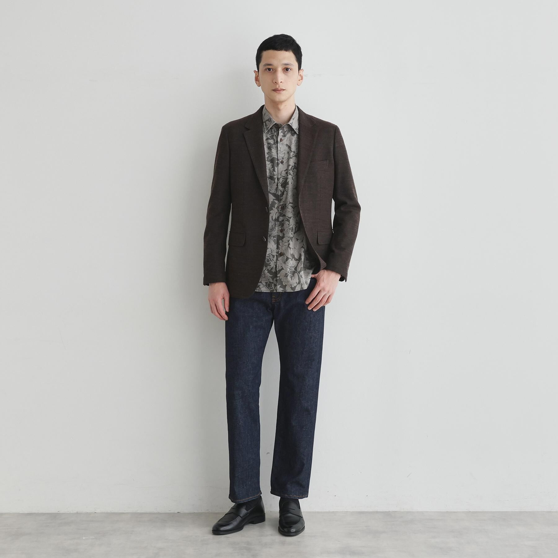 TAKEO KIKUCHI「【LIMITED】フラワープリント長袖シャツ」|シャツ・ブラウス|