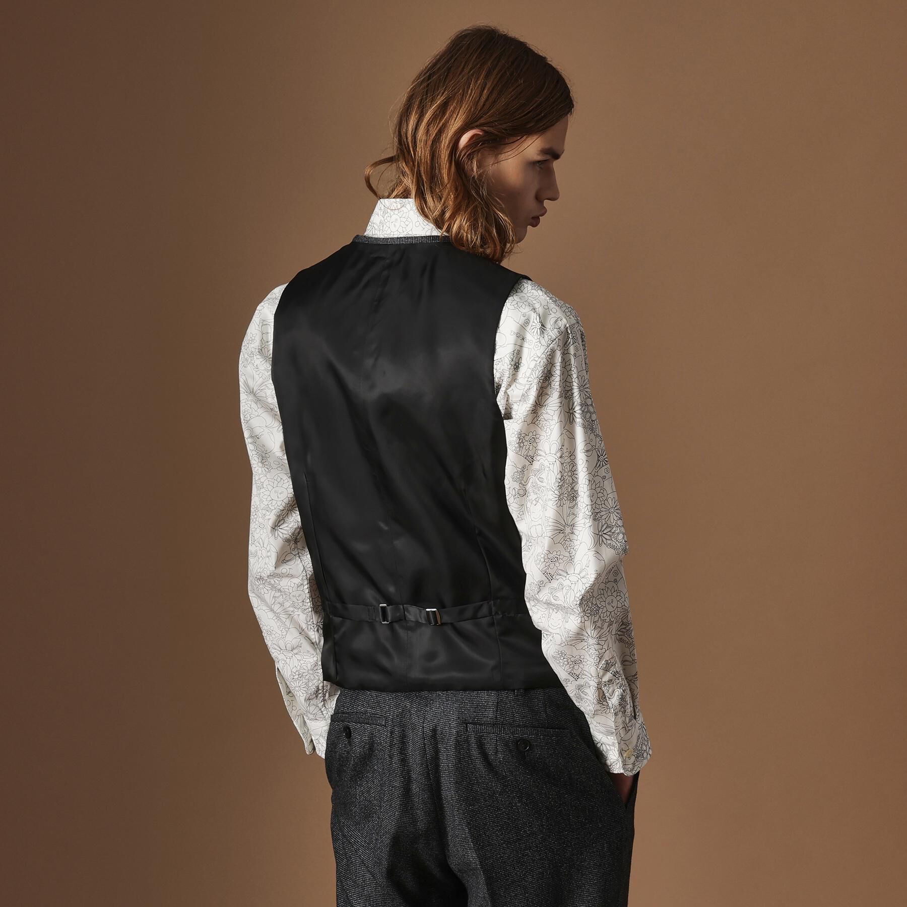 40CARATS&525「【Sサイズ～】ピンチェックミルドヴェスト」|ベスト・ジレ|