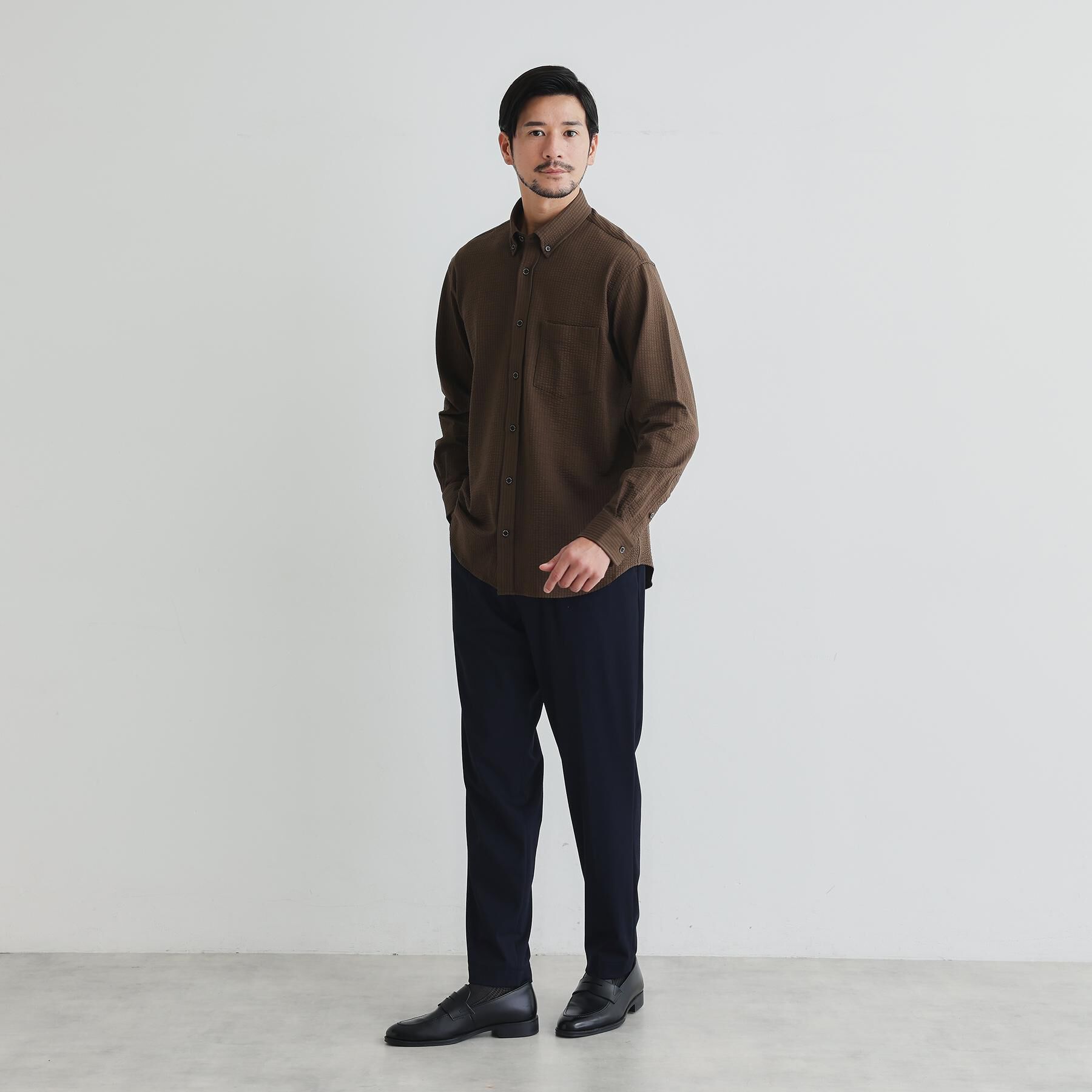 TAKEO KIKUCHI「サイドゴアウエスト スリム スラックス」|その他|