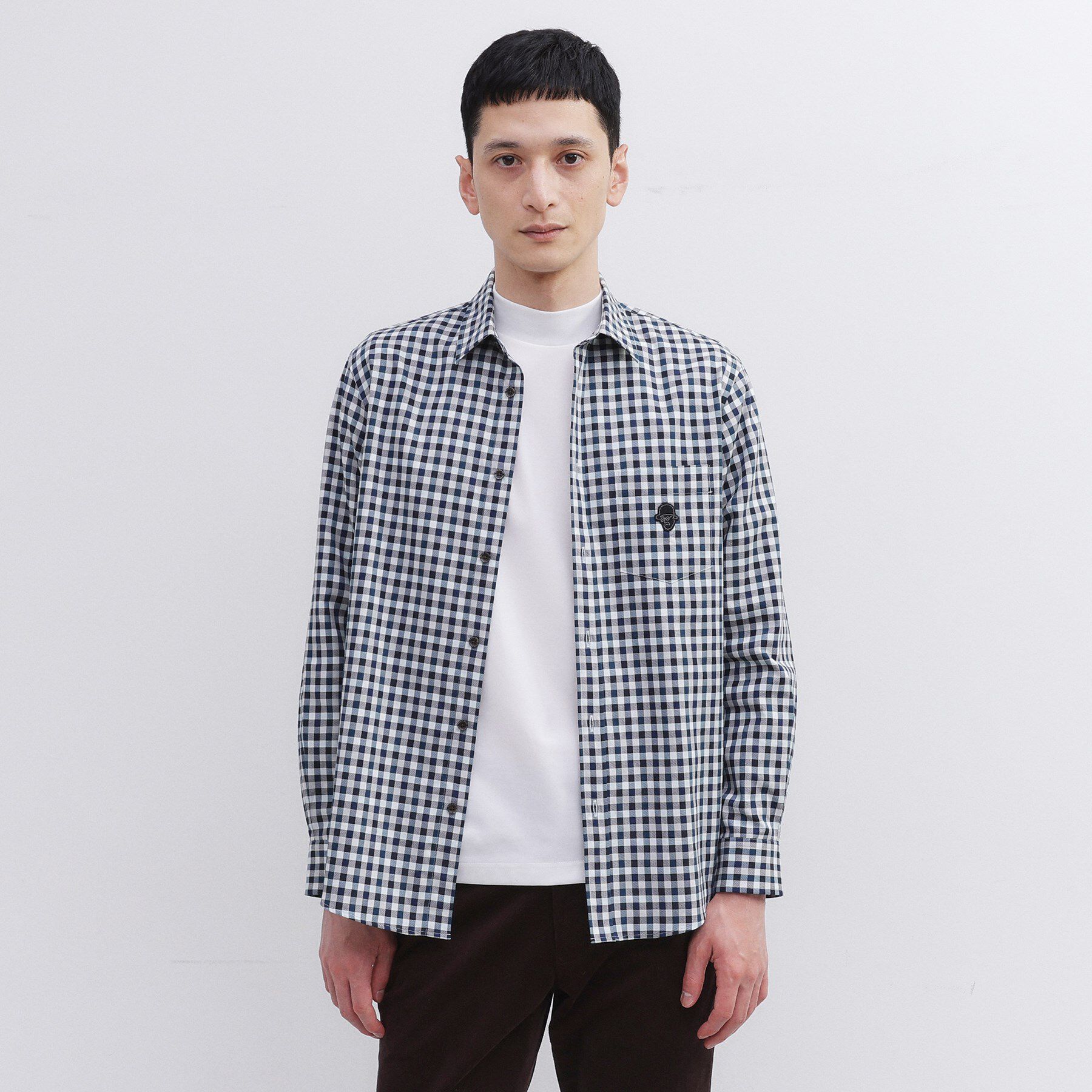 TAKEO KIKUCHI「マルチギンガムチェック シャツ」|シャツ・ブラウス|ブルー(293)