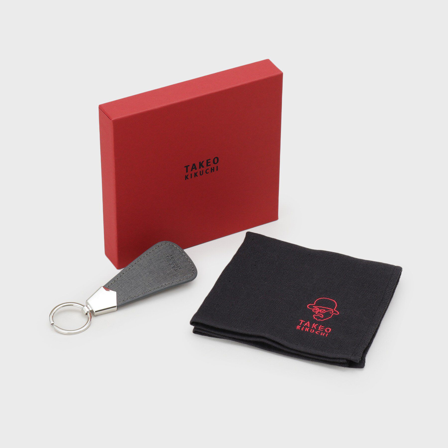 TAKEO KIKUCHI「タオルハンカチシューホーンセット」|その他|ブラック(019)