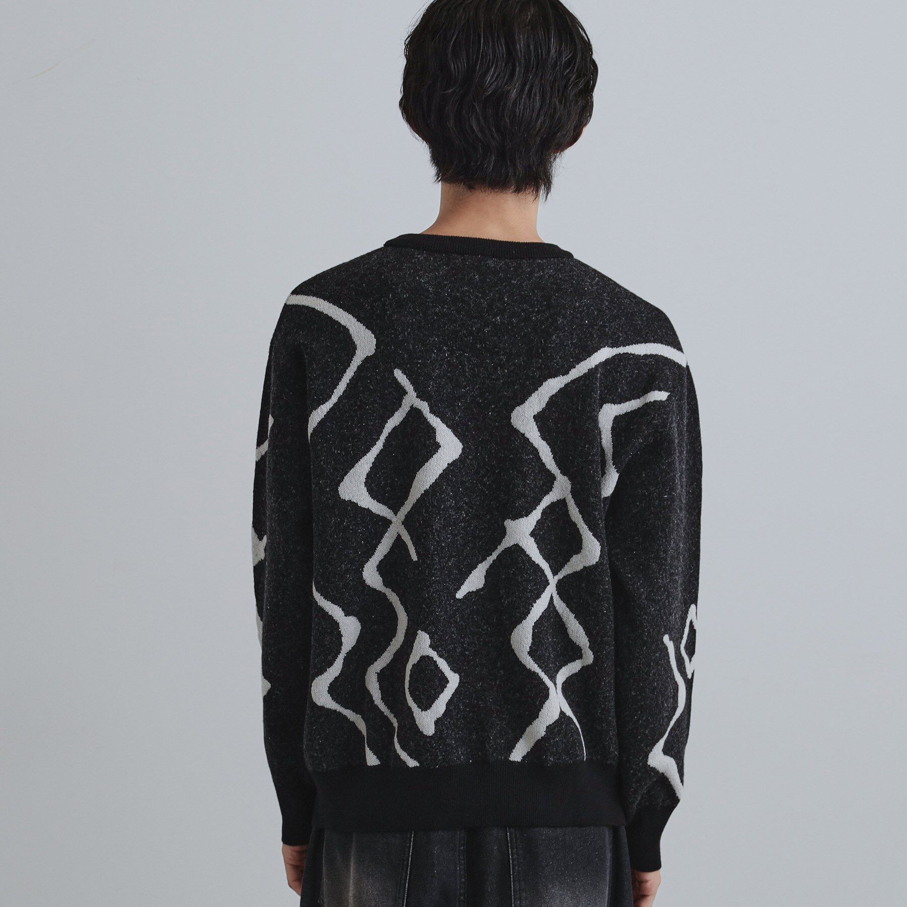 tk.TAKEO KIKUCHI「ラインアートニットプルオーバー」|ニット・セーター|