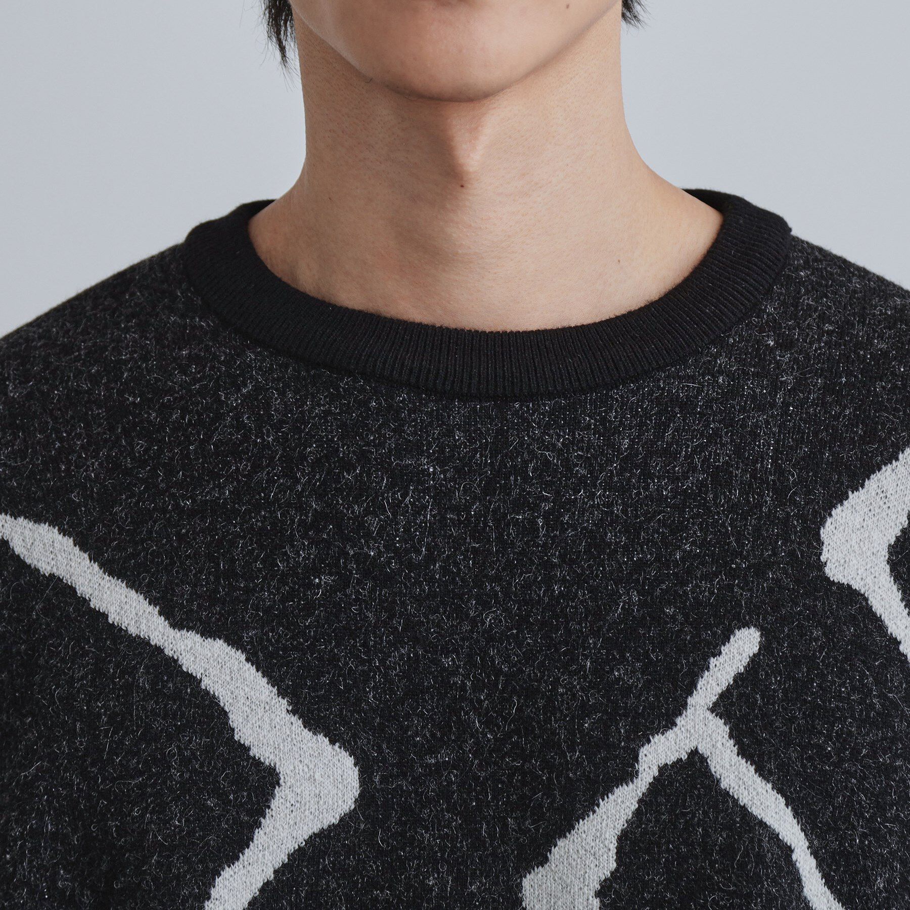 tk.TAKEO KIKUCHI「ラインアートニットプルオーバー」|ニット・セーター|