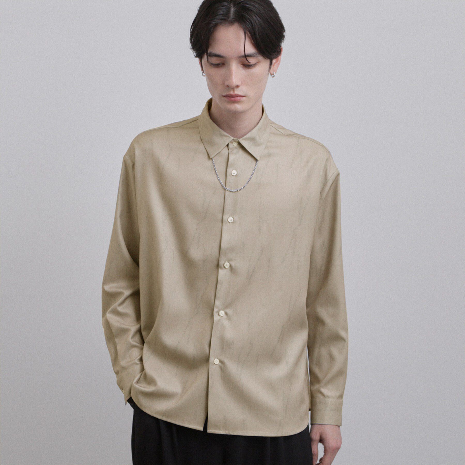 tk.TAKEO KIKUCHI「【ネックレス付き】プリントシャツ」|シャツ・ブラウス|